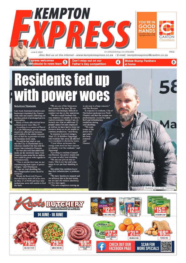 Kempton Express 8 June 2023 page 1