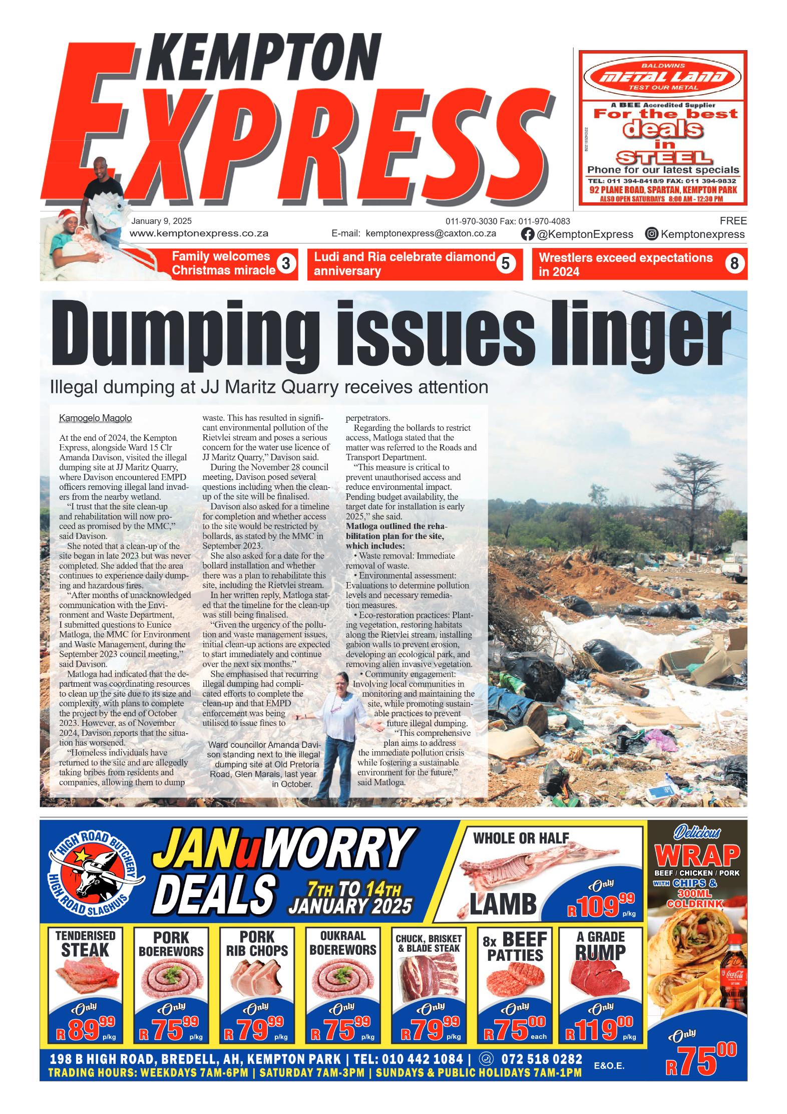 Kempton Express 9 January 2025 page 1