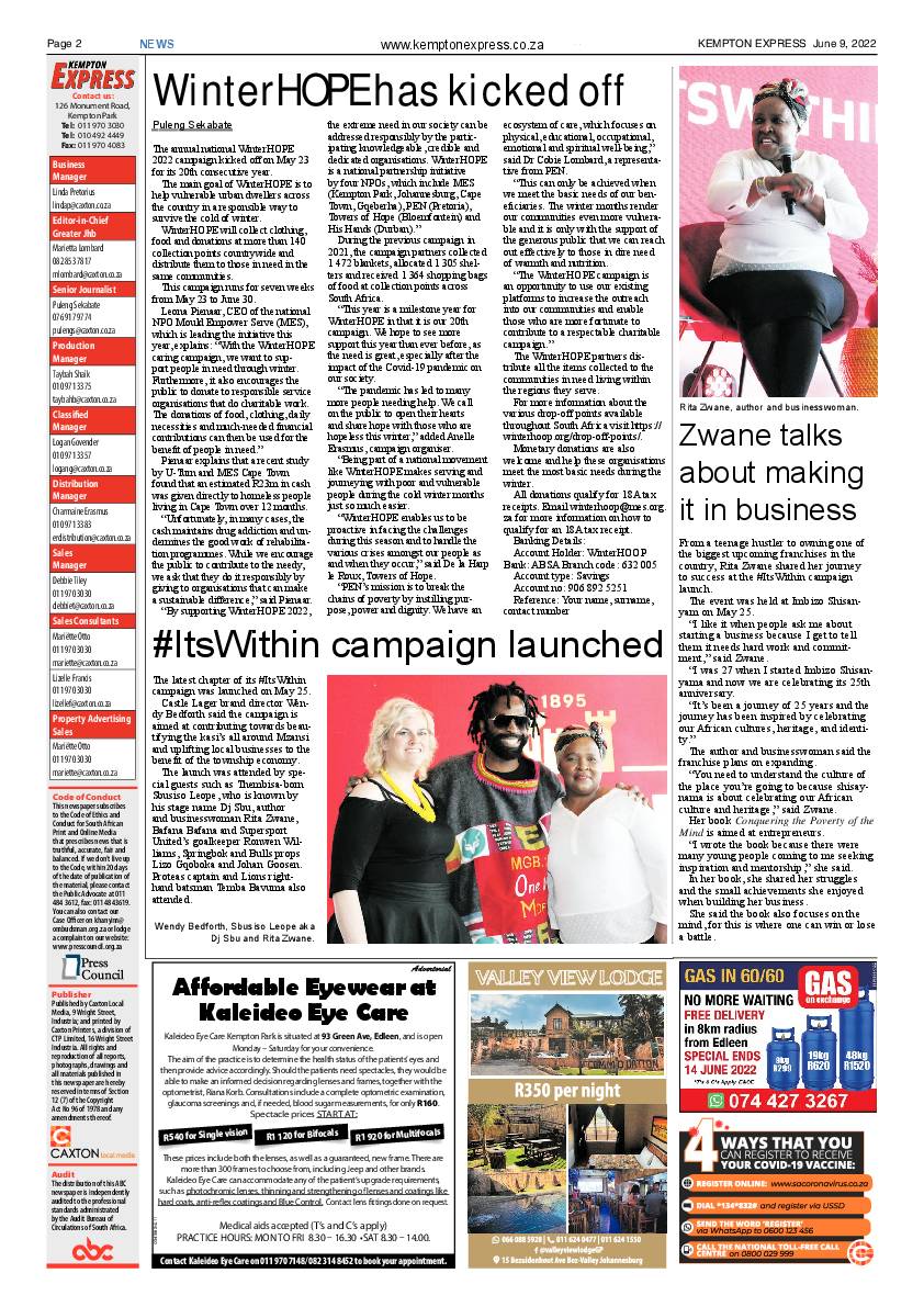 Kempton Express 9 June 2022 page 2