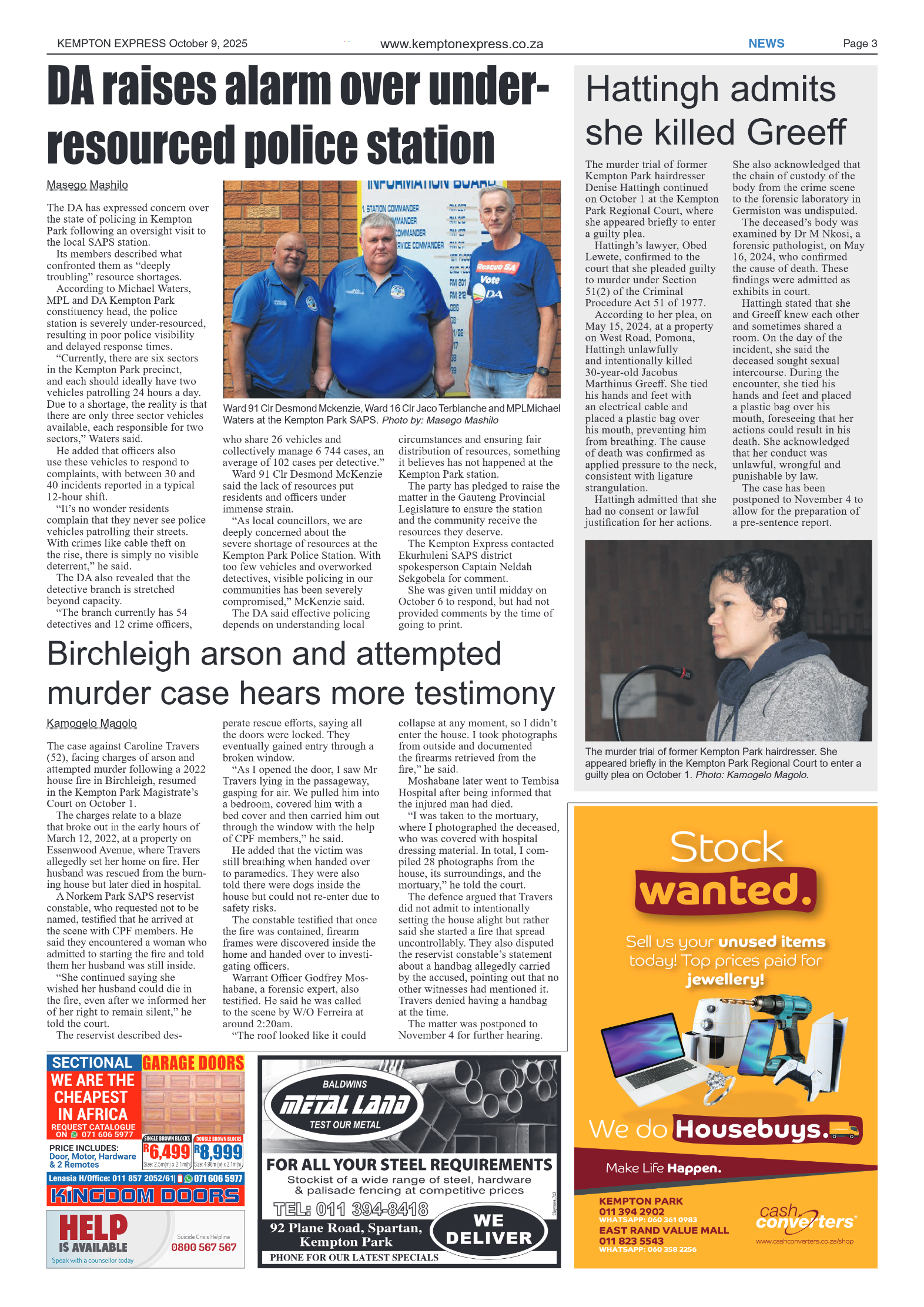 Kempton Express 9 October 2025 page 3