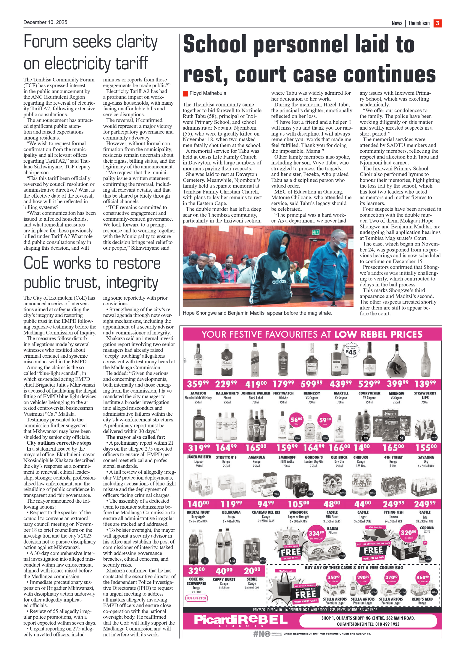 The Tembisan 10 December 2025 page 3