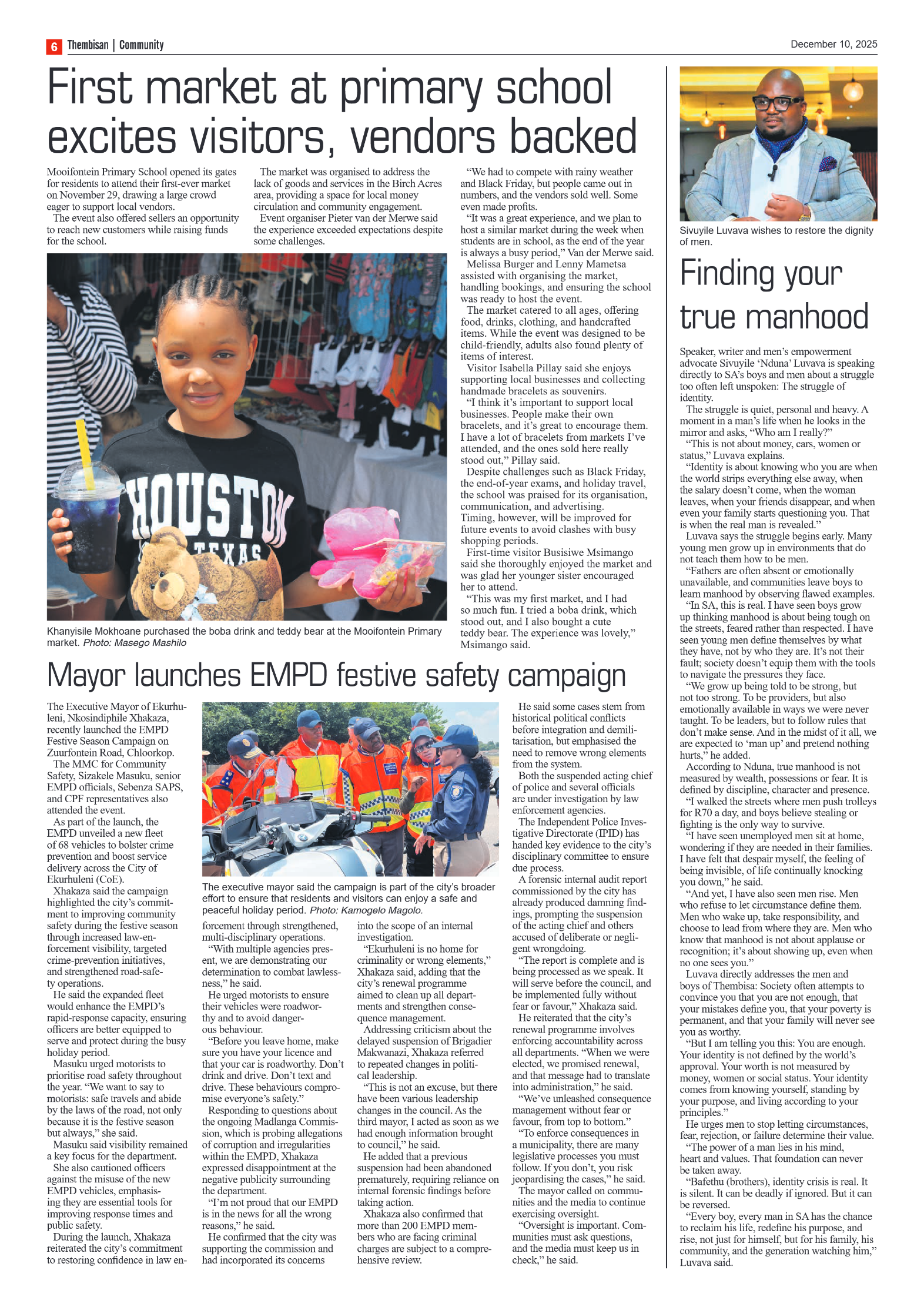 The Tembisan 10 December 2025 page 6