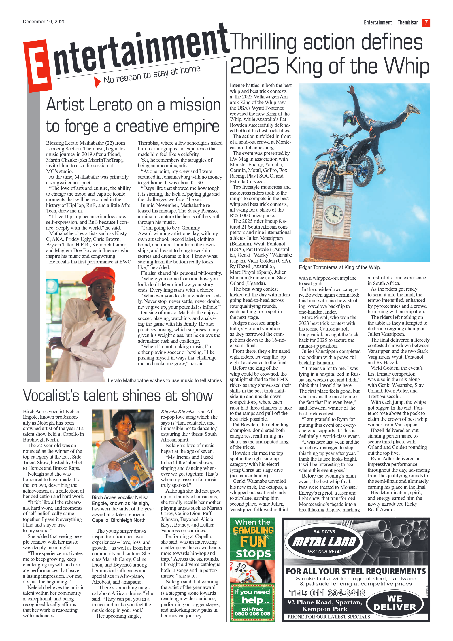 The Tembisan 10 December 2025 page 7