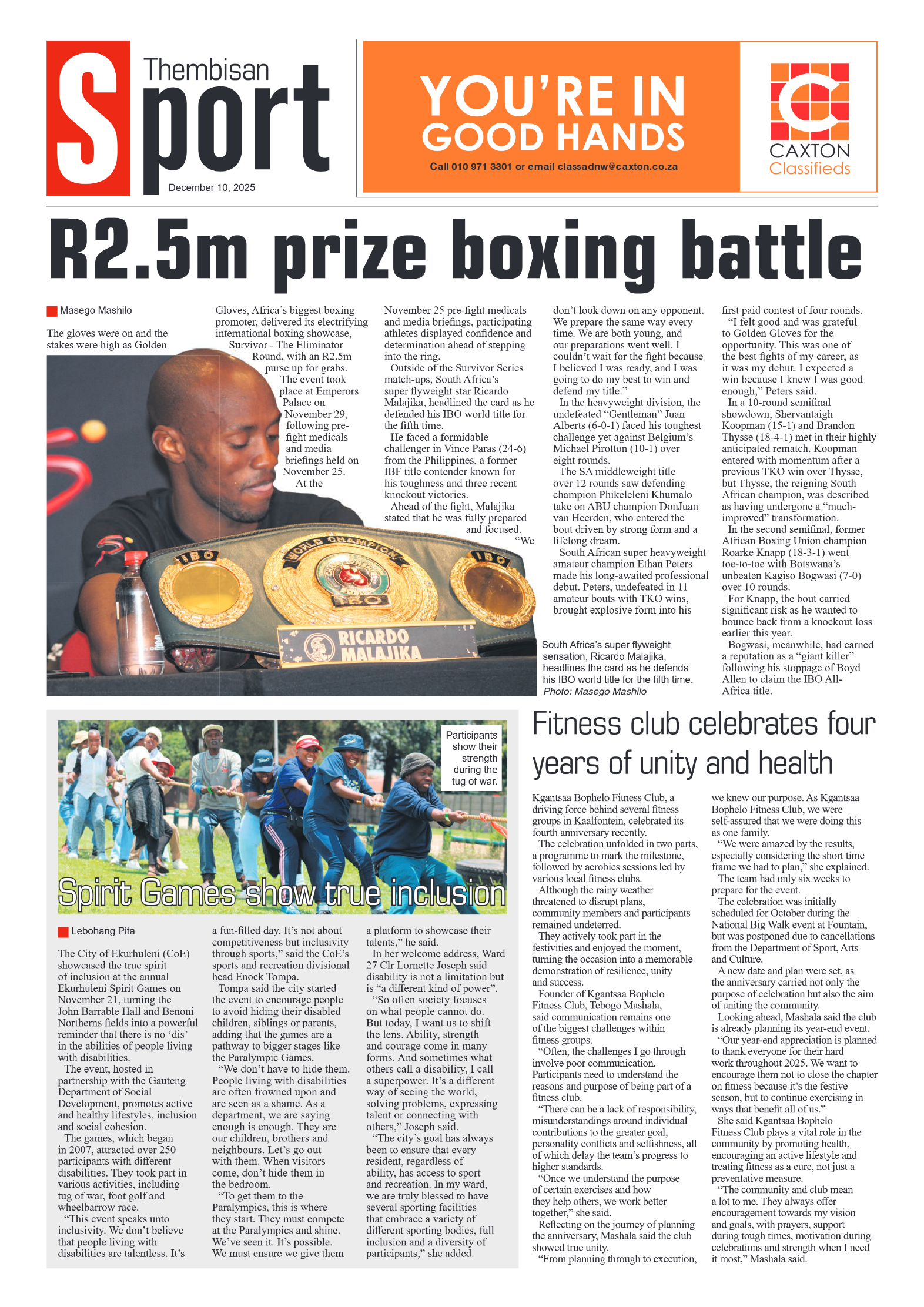 The Tembisan 10 December 2025 page 8