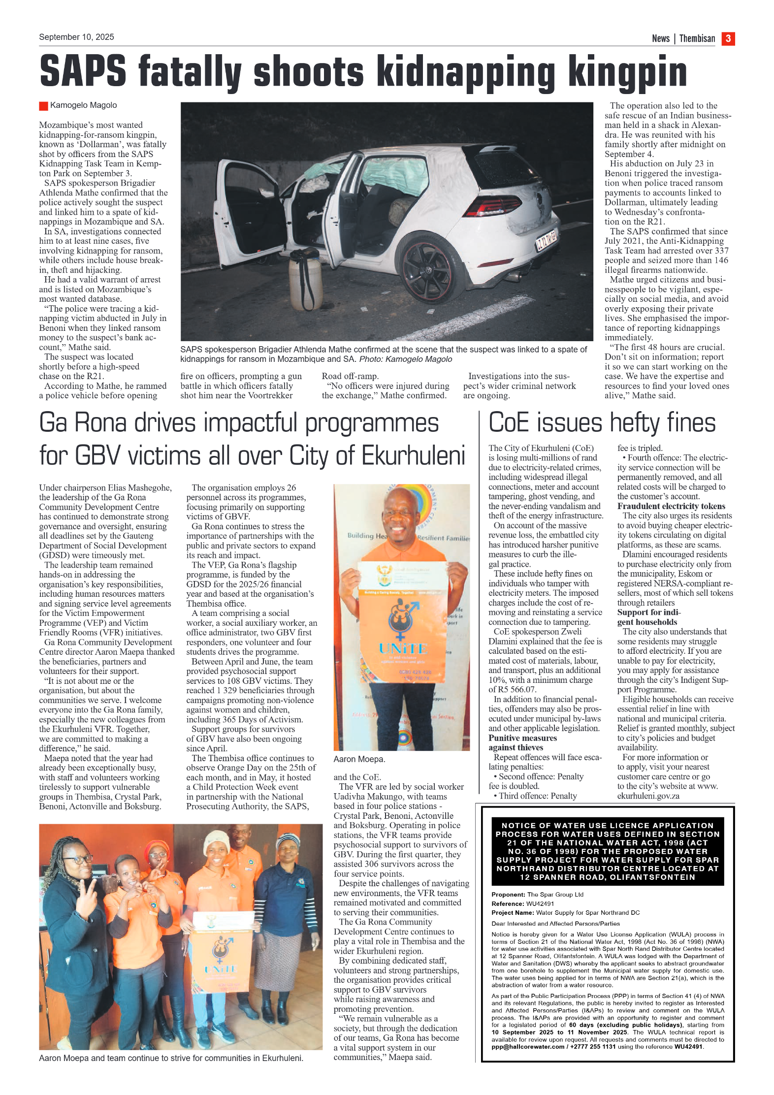 The Tembisan 10 September 2025 page 3