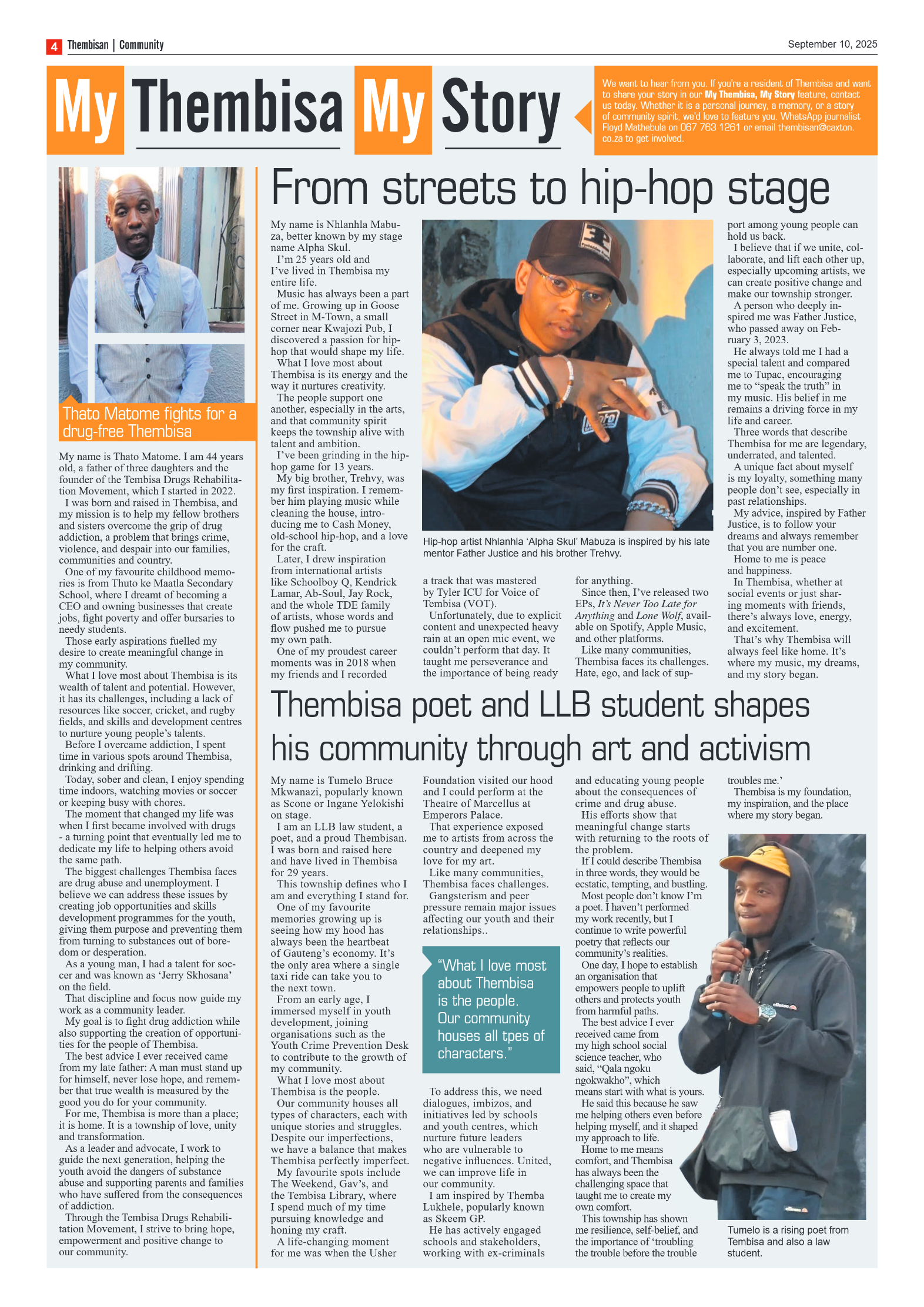 The Tembisan 10 September 2025 page 4