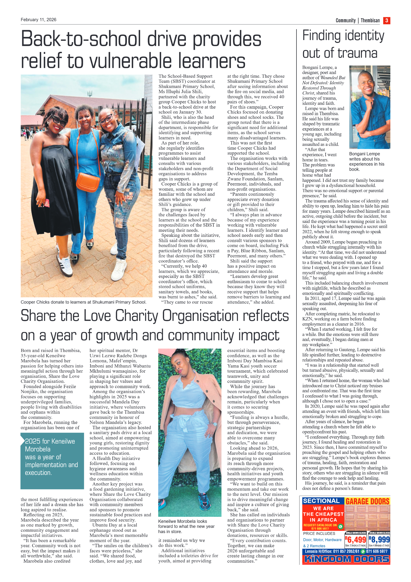 The Tembisan 11 February 2026 page 3