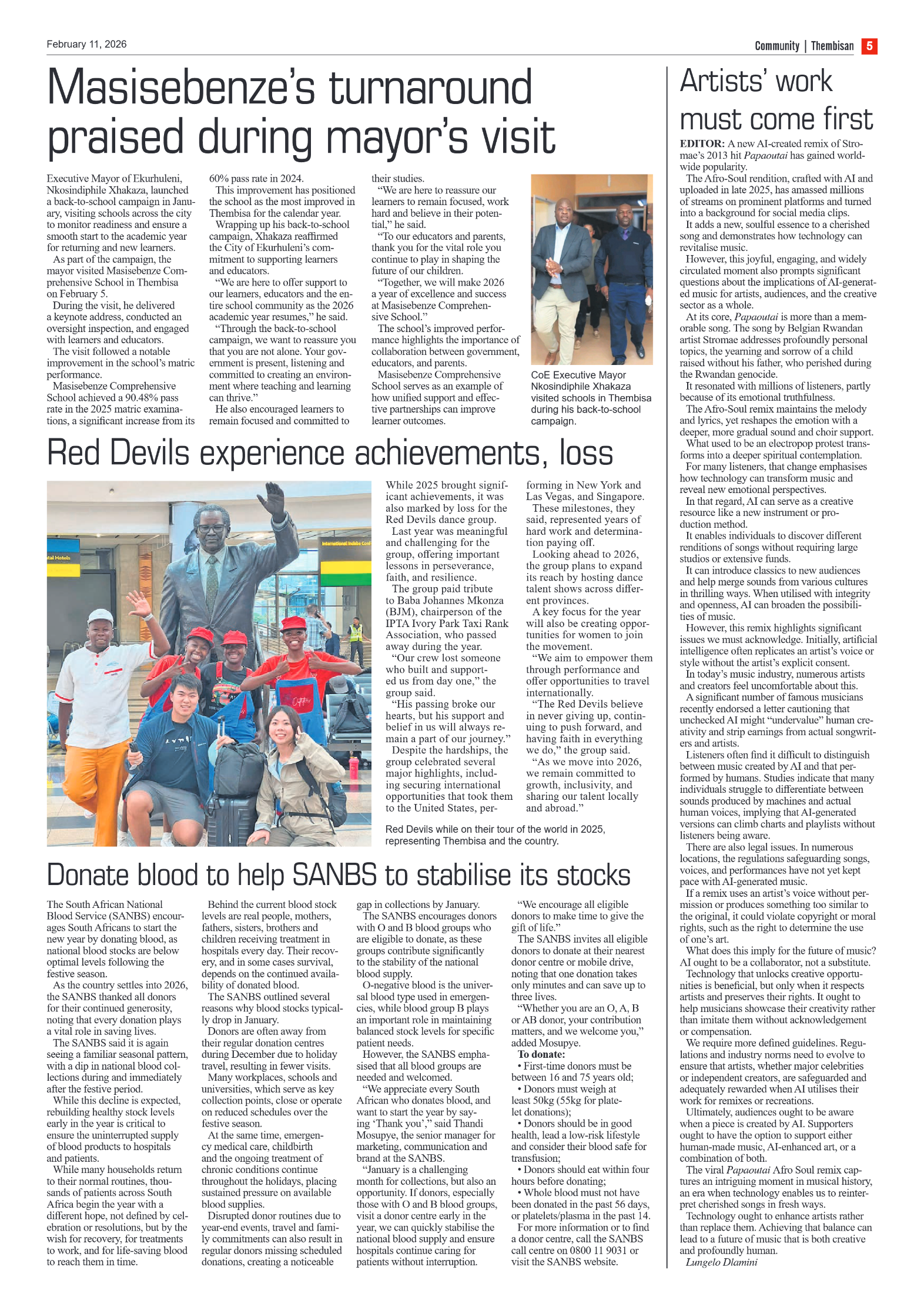 The Tembisan 11 February 2026 page 5