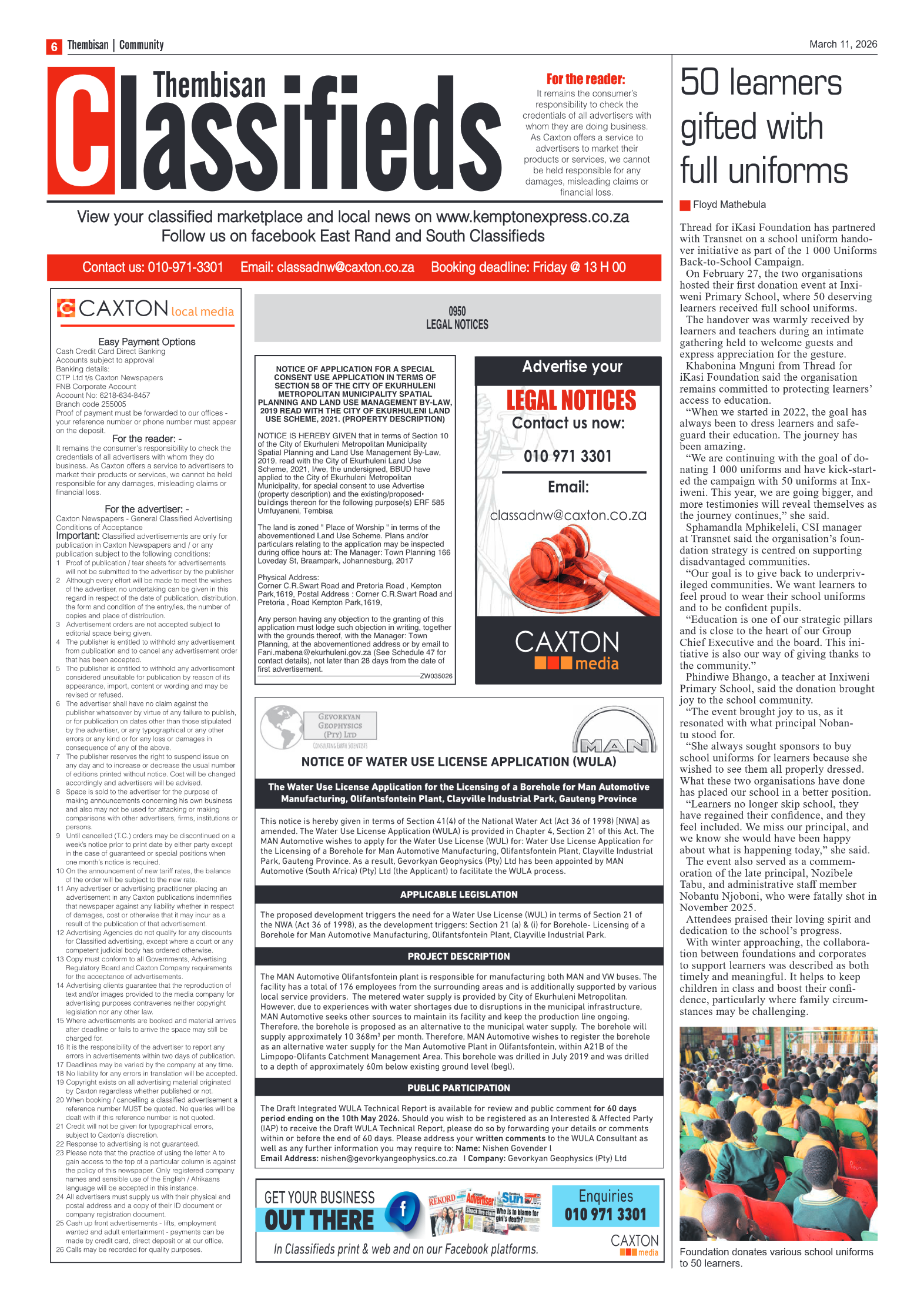 The Tembisan 11 March 2026 page 6