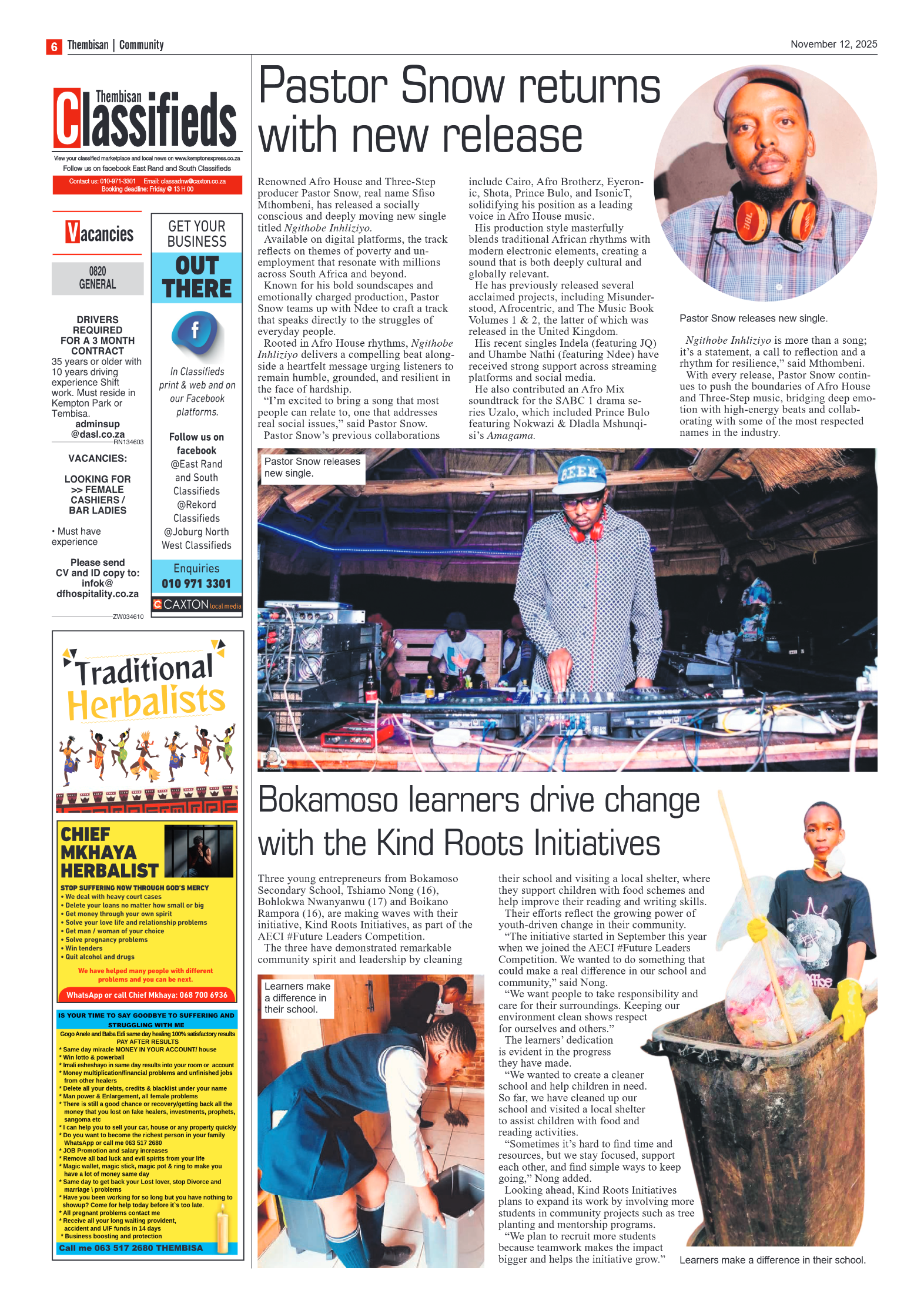 The Tembisan 12 November 2025 page 6