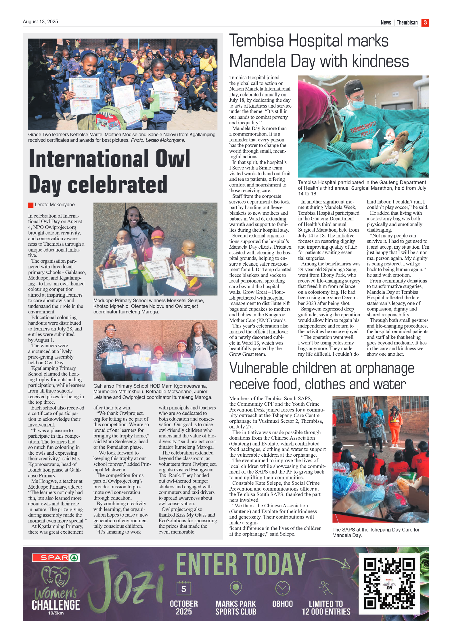 The Tembisan 13 August 2025 page 3