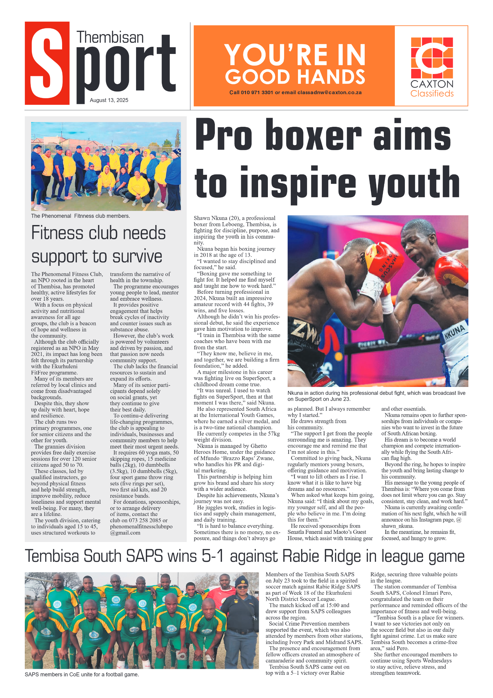 The Tembisan 13 August 2025 page 8