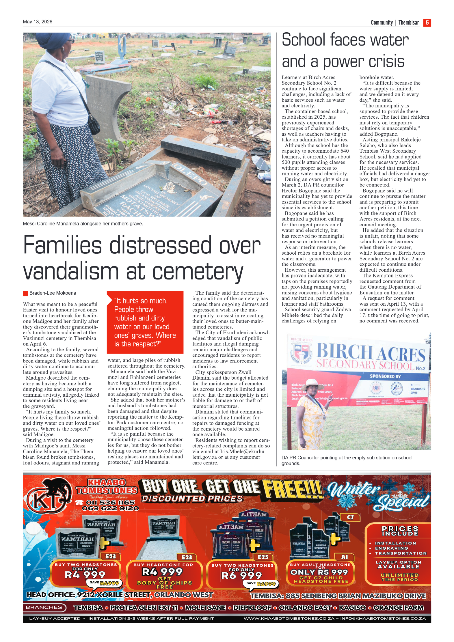 The Tembisan 13 May 2026 page 5