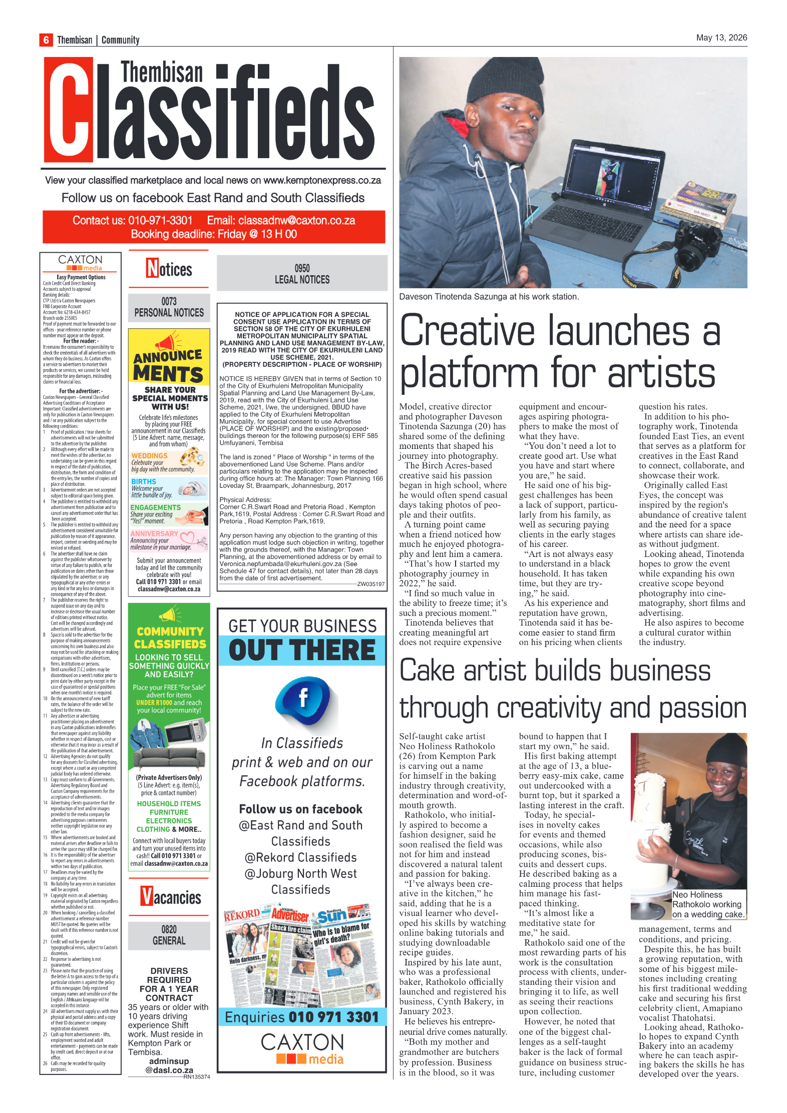 The Tembisan 13 May 2026 page 6