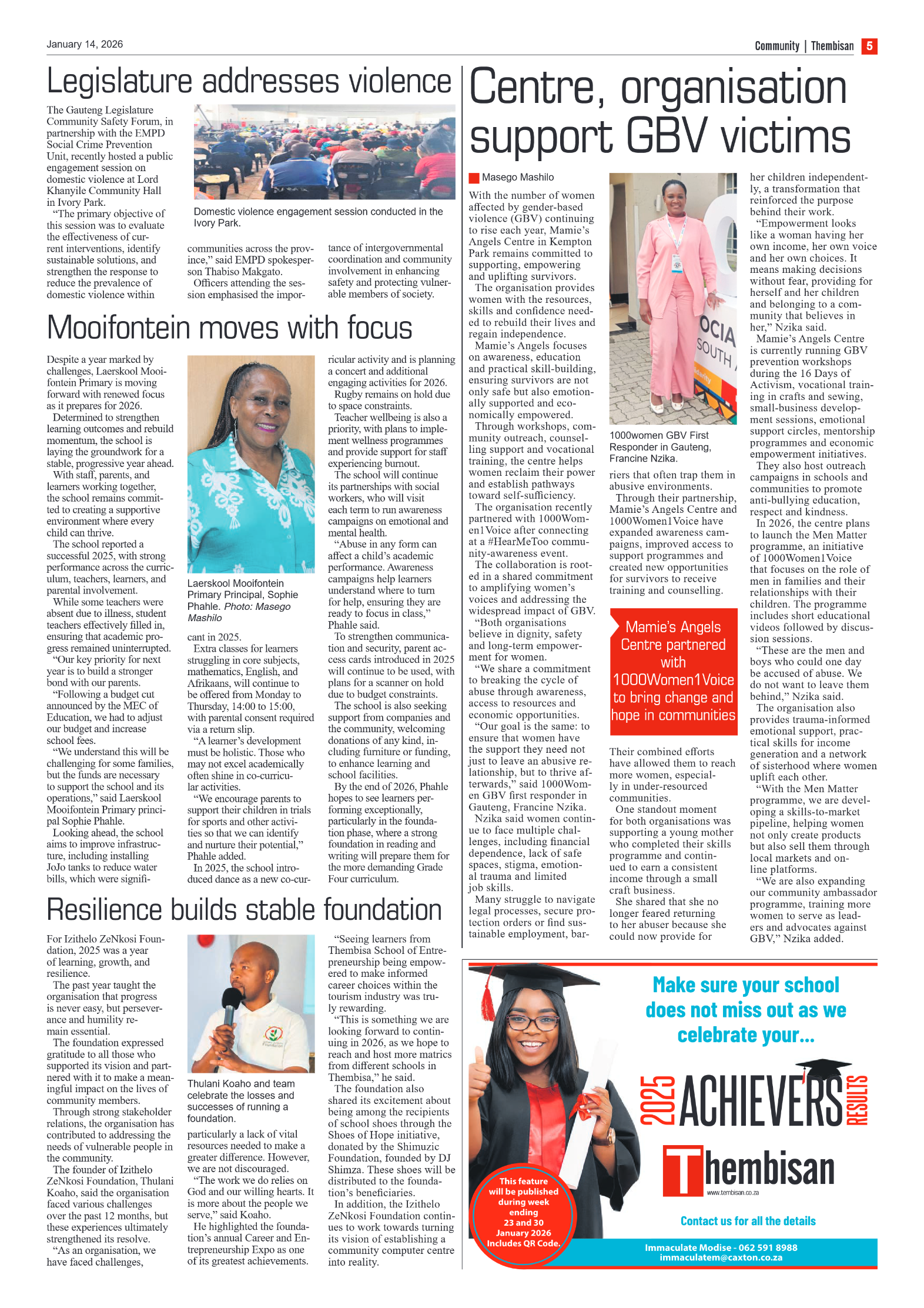 The Tembisan 14 January 2026 page 5
