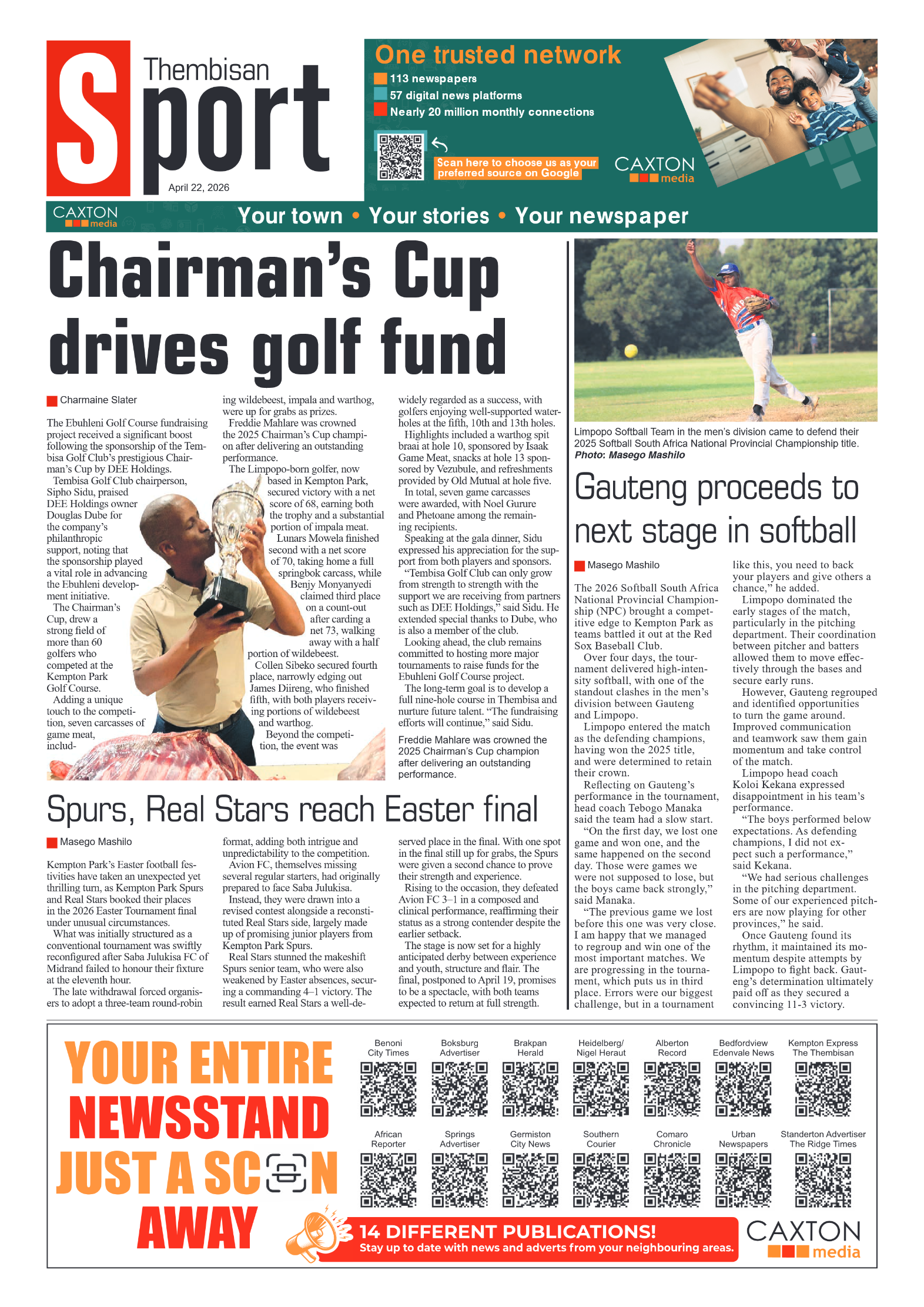 The Tembisan 22 April 2026 page 8