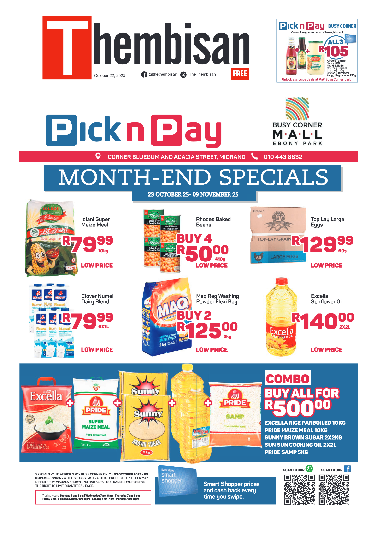 The Tembisan 22 October 2025 page 1