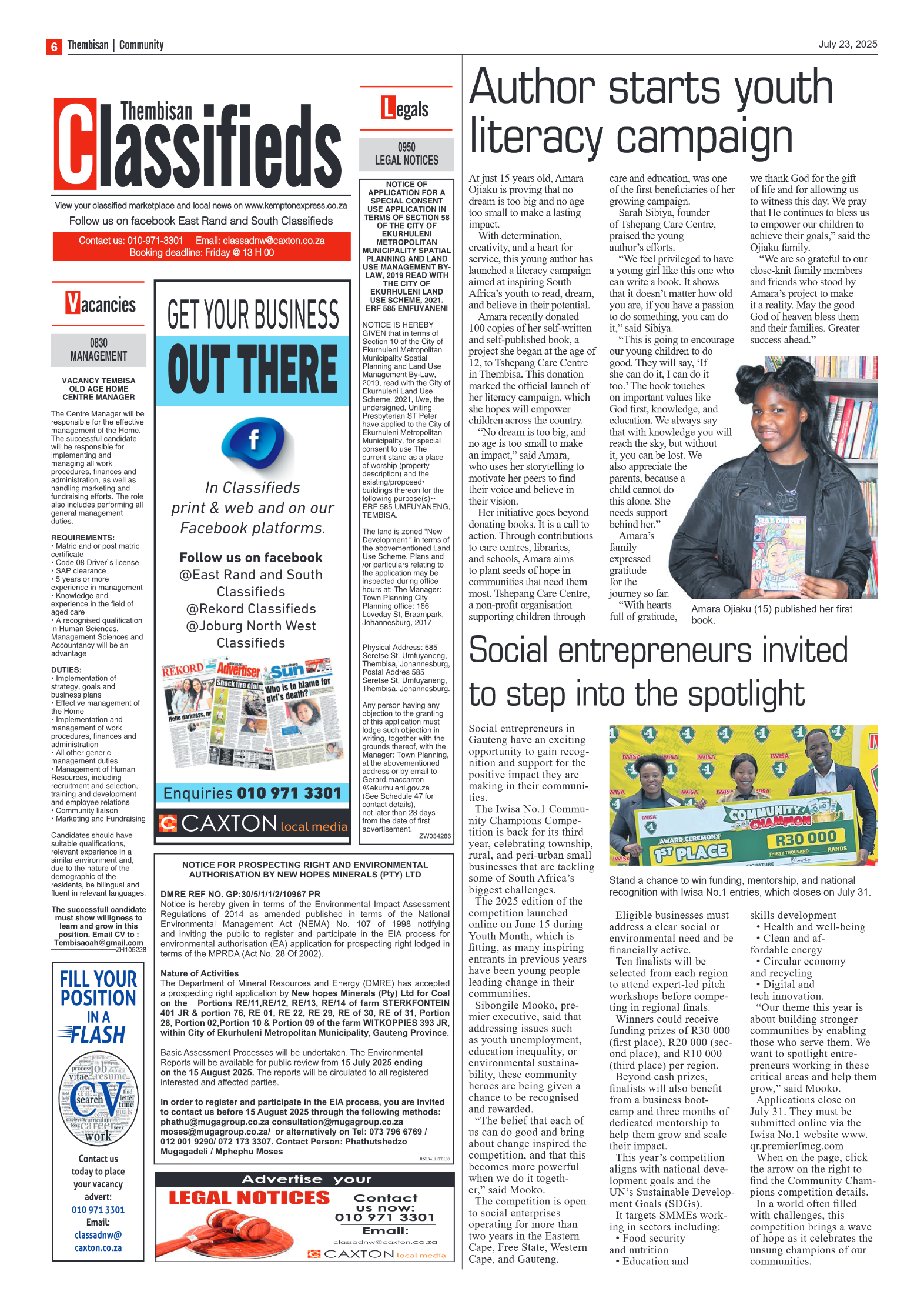 The Tembisan 23 July 2025 page 6
