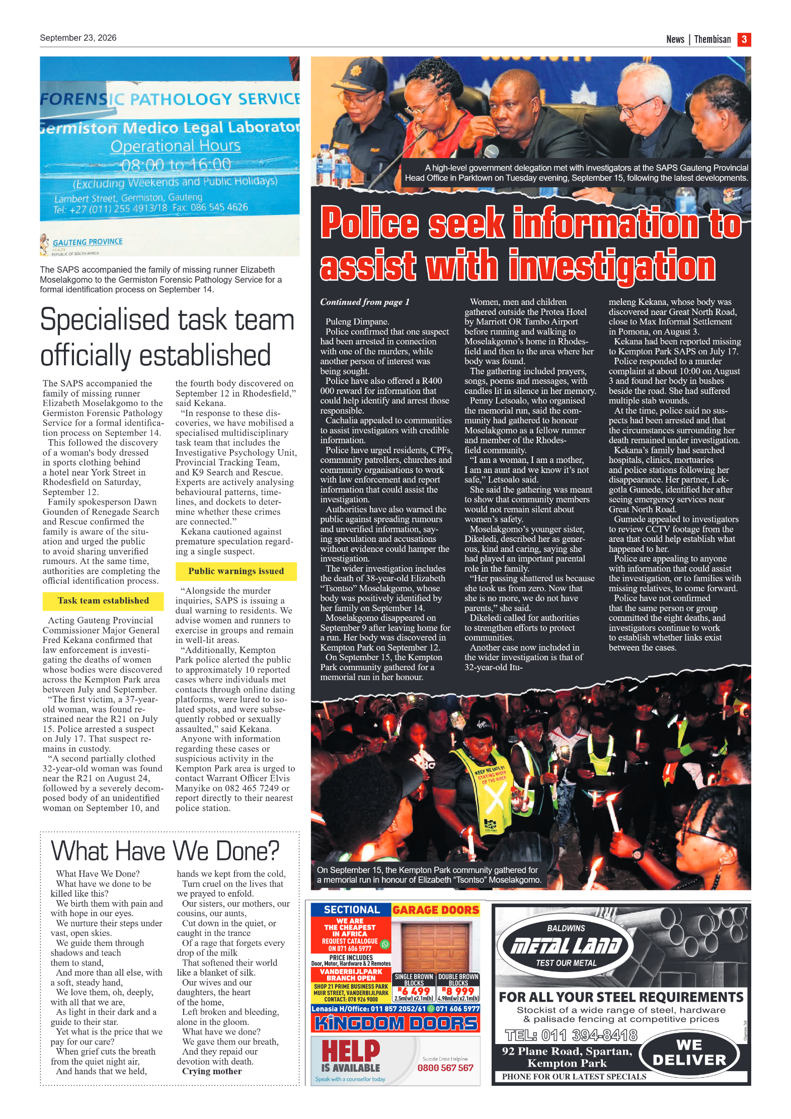 The Tembisan 23 September 2026 page 3