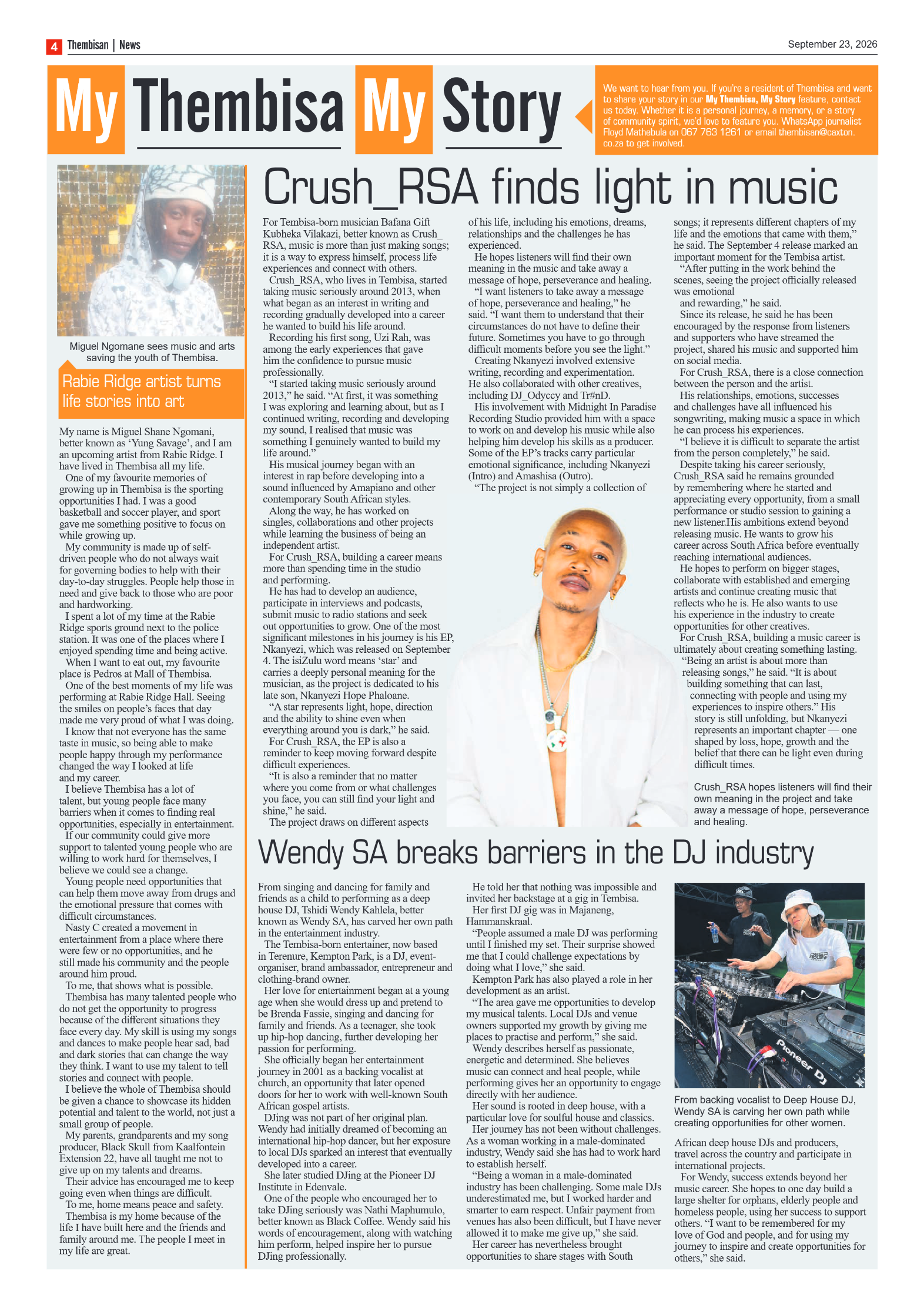 The Tembisan 23 September 2026 page 4