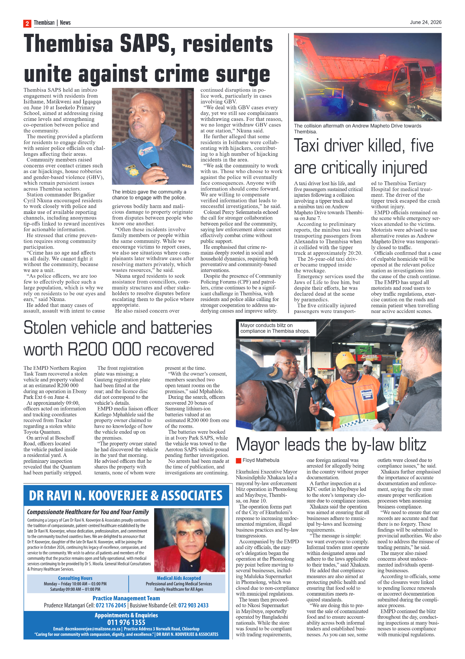 The Tembisan 24 June 2026 page 2