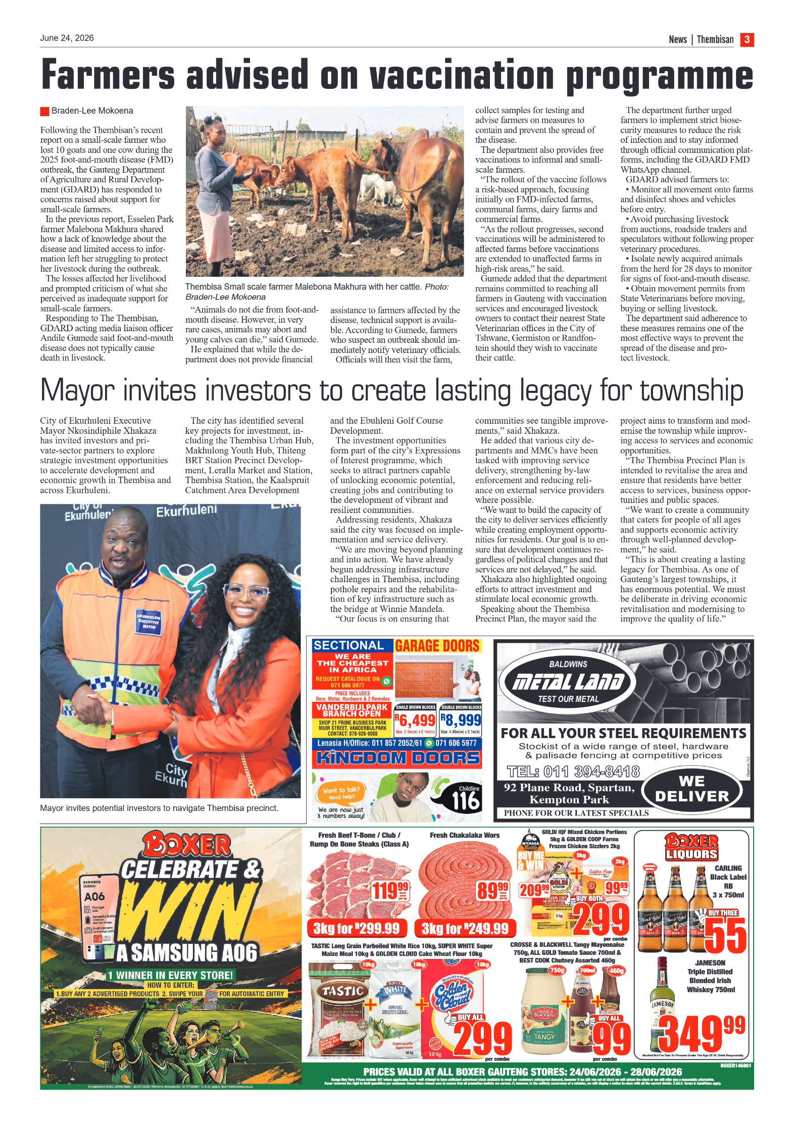 The Tembisan 24 June 2026 page 3
