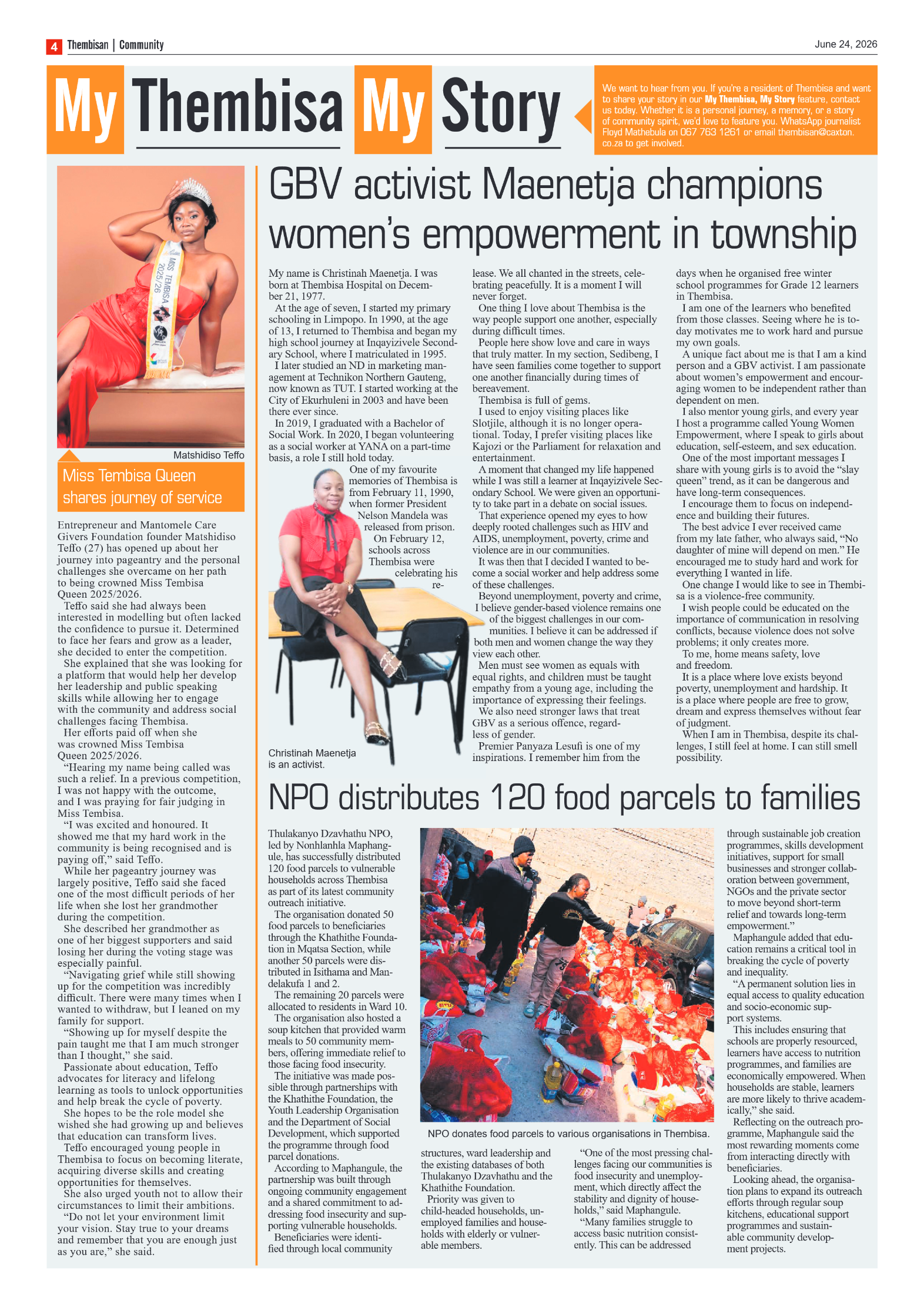The Tembisan 24 June 2026 page 4