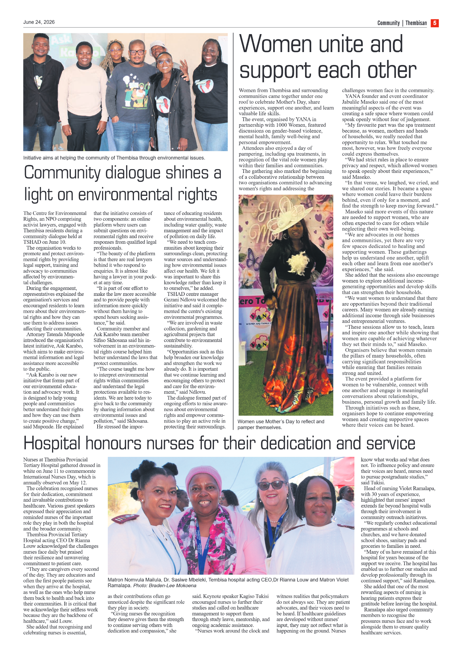 The Tembisan 24 June 2026 page 5