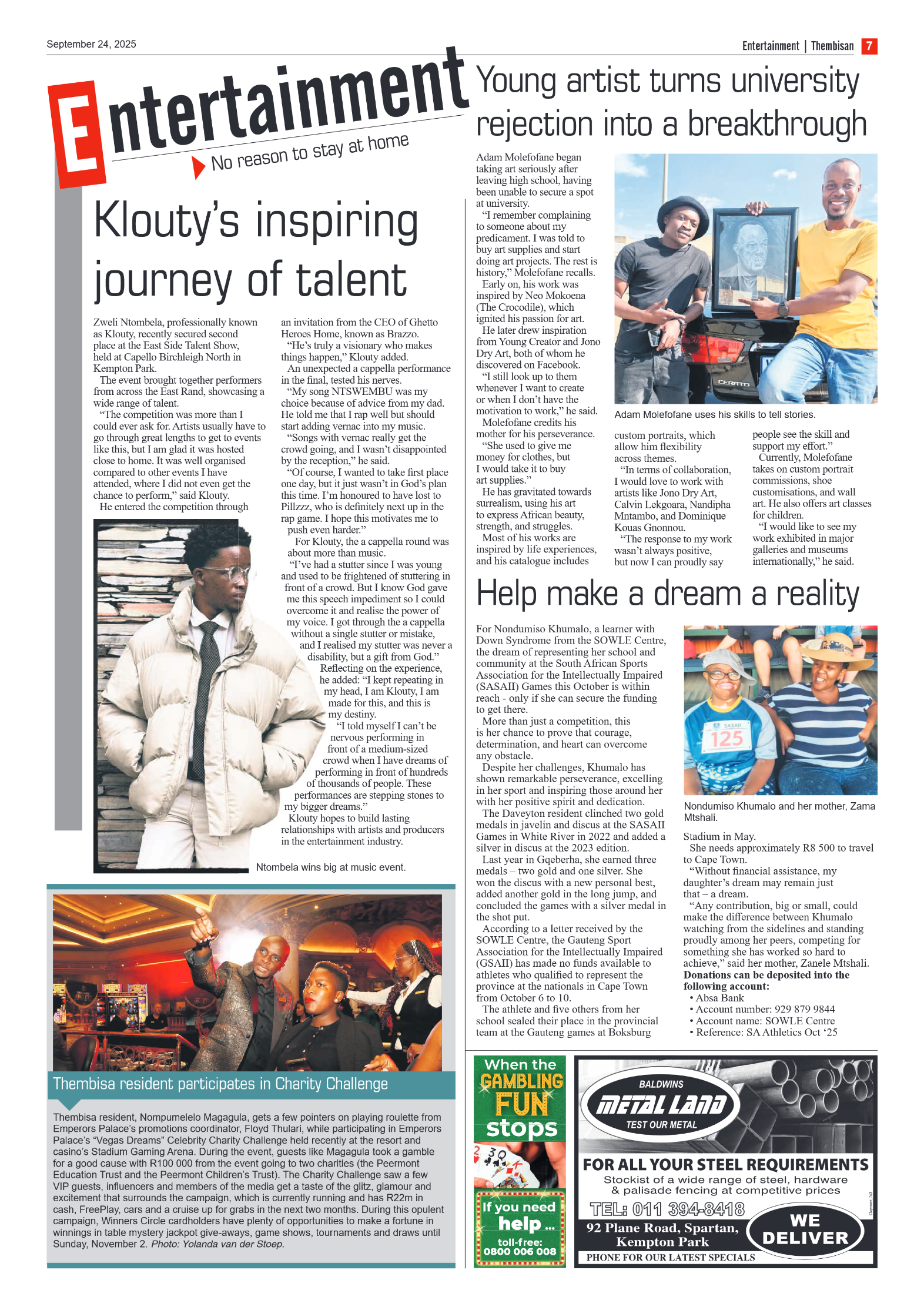 The Tembisan 24 September 2025 page 7