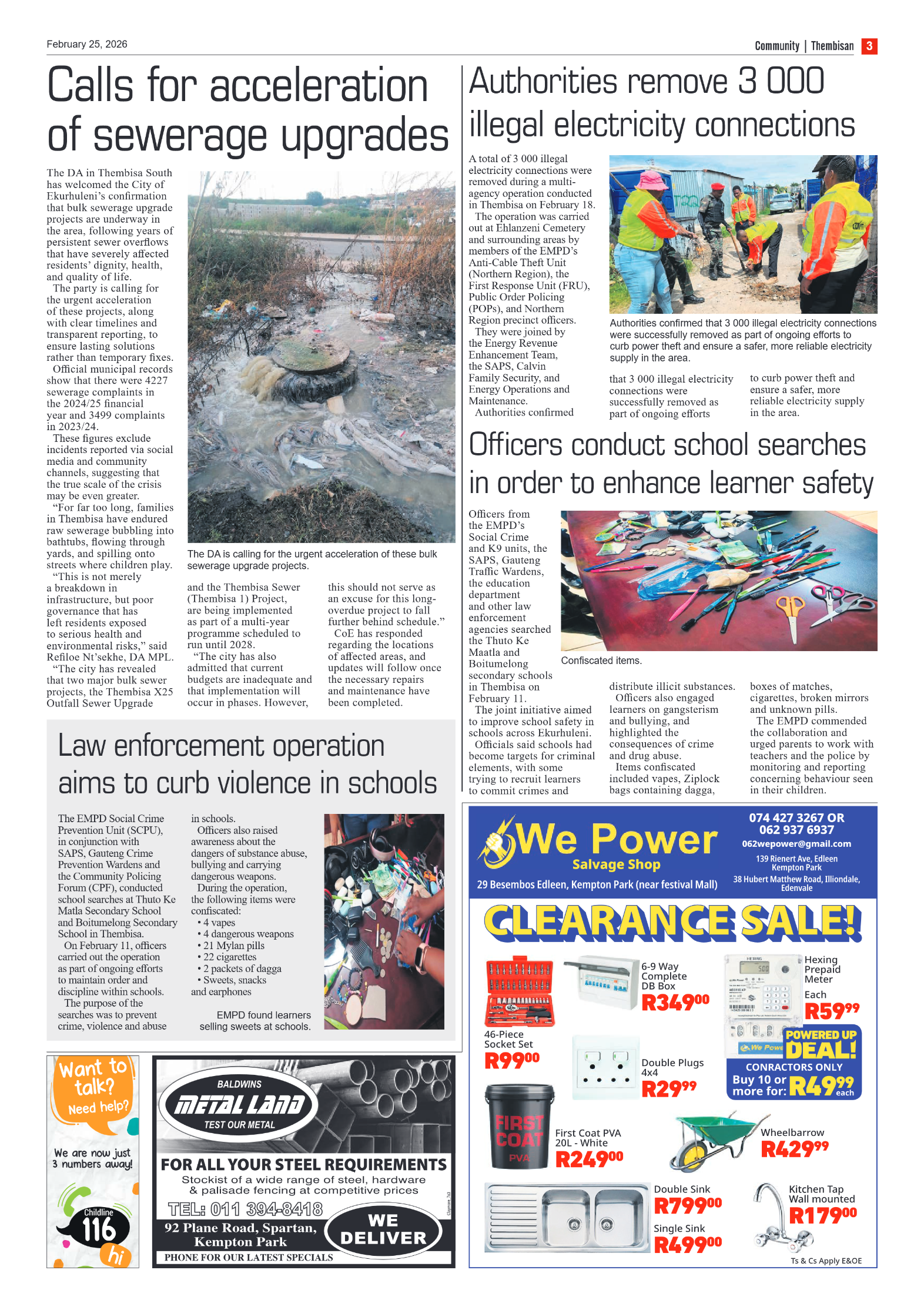 The Tembisan 25 February 2026 page 3