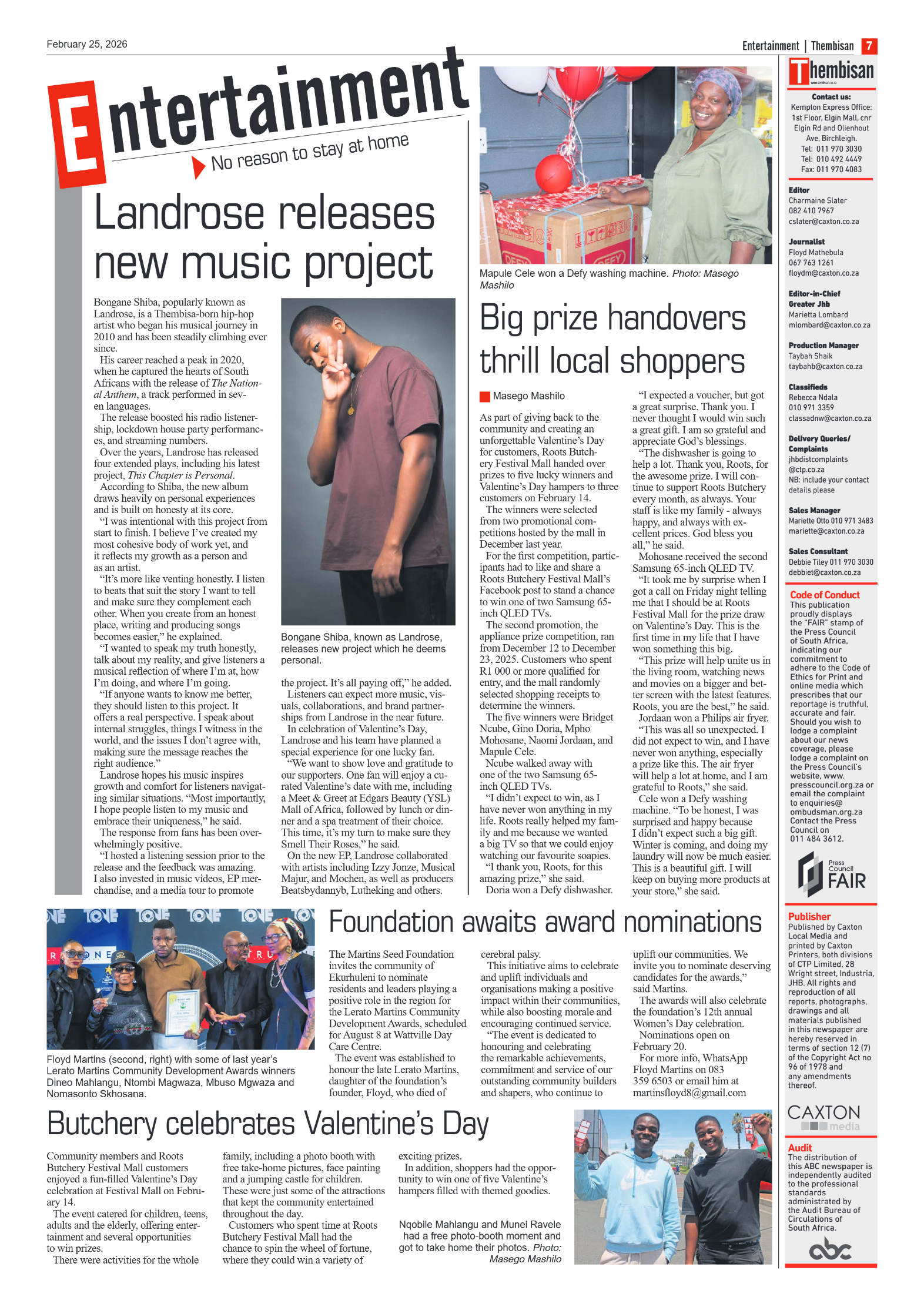 The Tembisan 25 February 2026 page 7