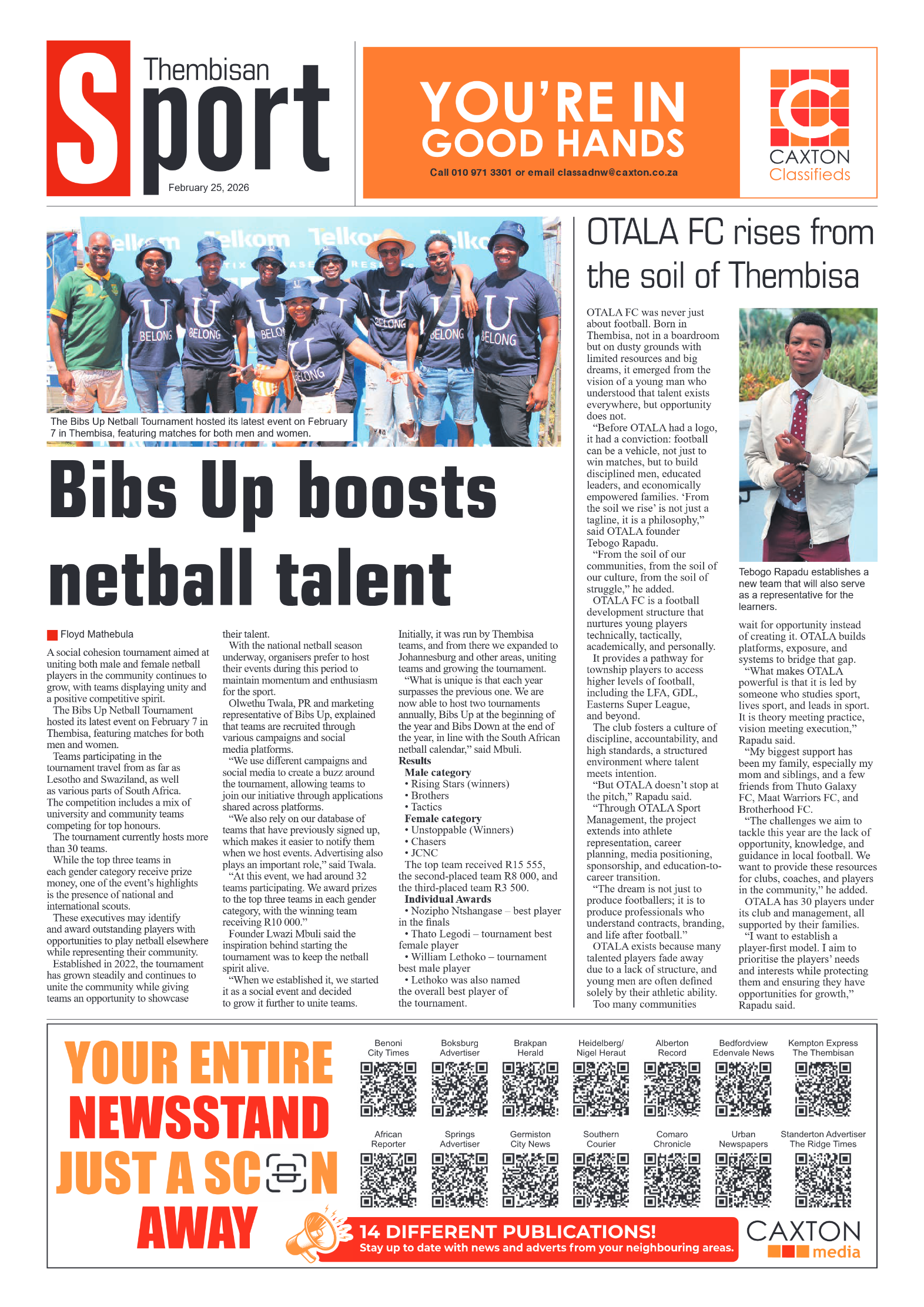 The Tembisan 25 February 2026 page 8