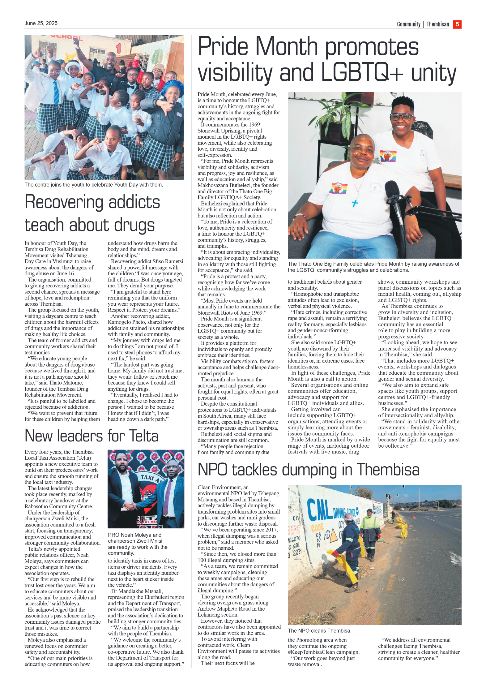 The Tembisan 25 June 2025 page 5