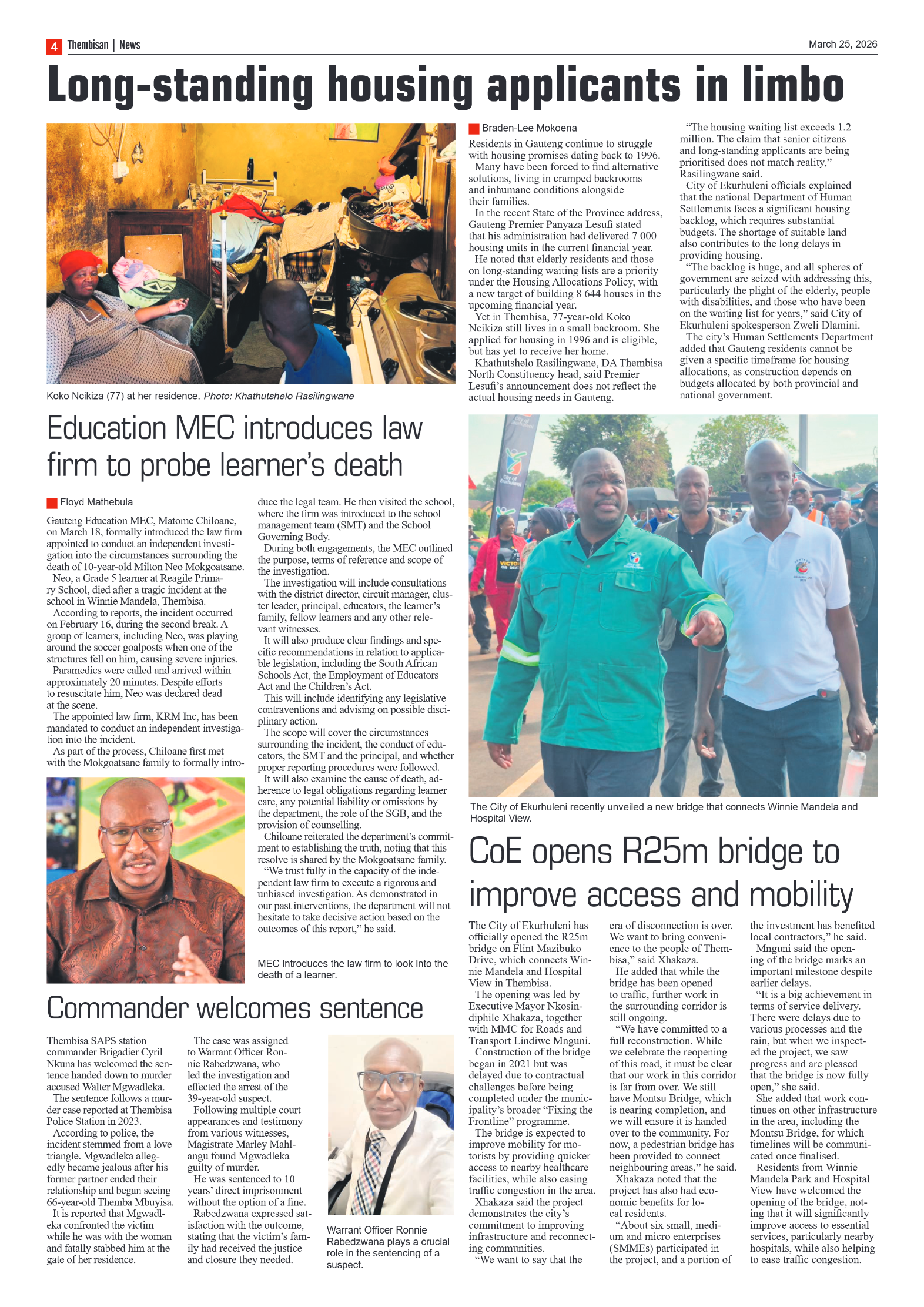The Tembisan 25 March 2026 page 4