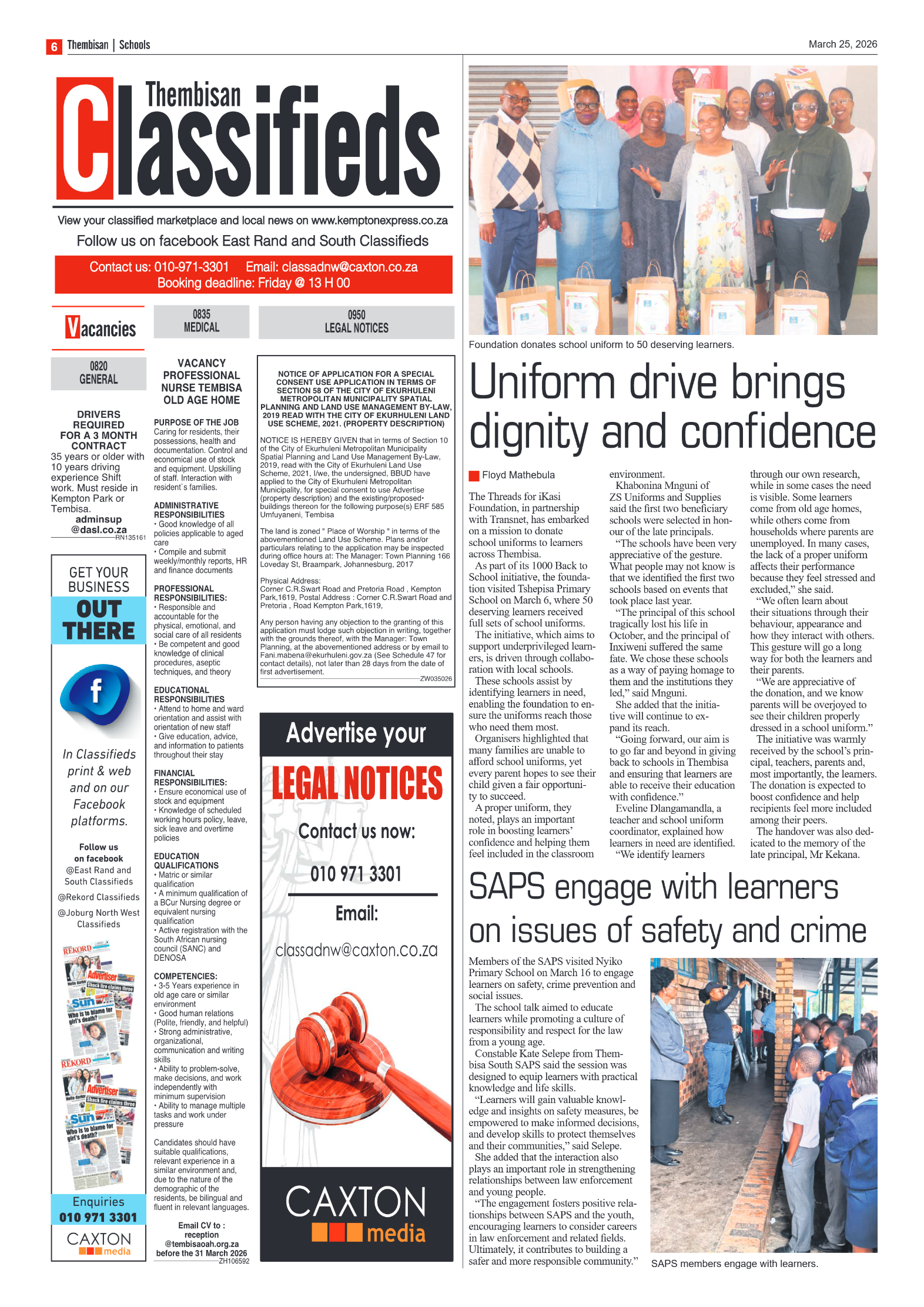 The Tembisan 25 March 2026 page 6