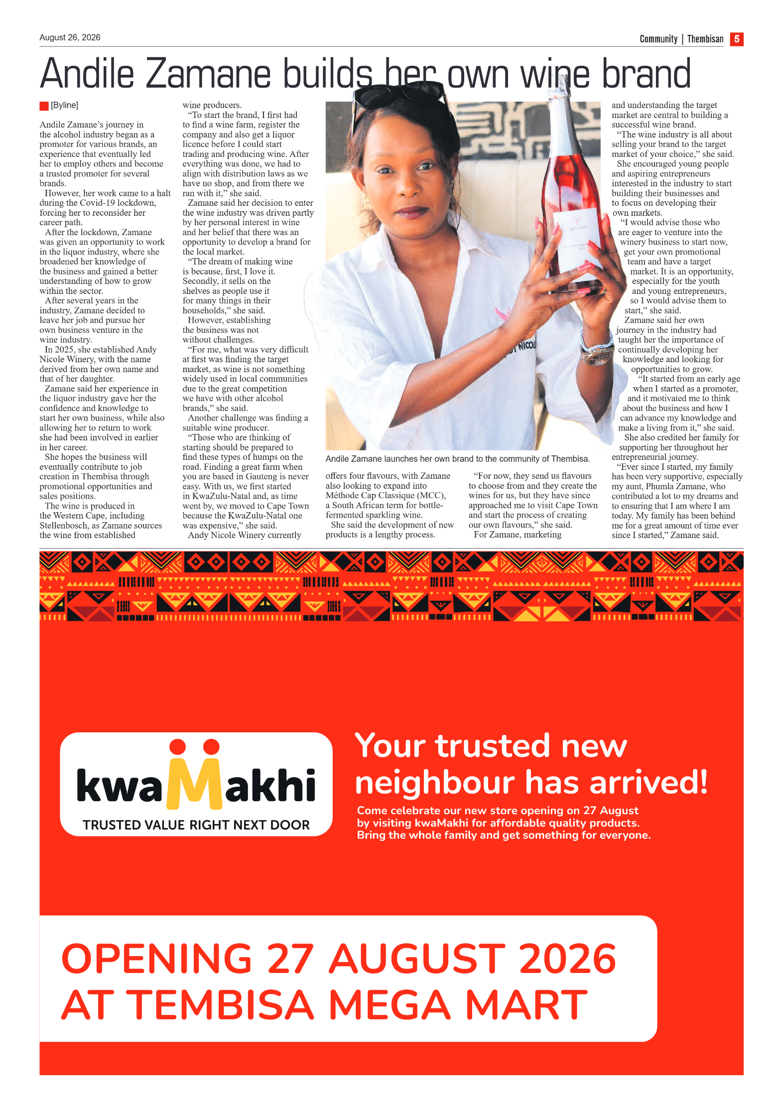 The Tembisan 26 August 2026 page 5