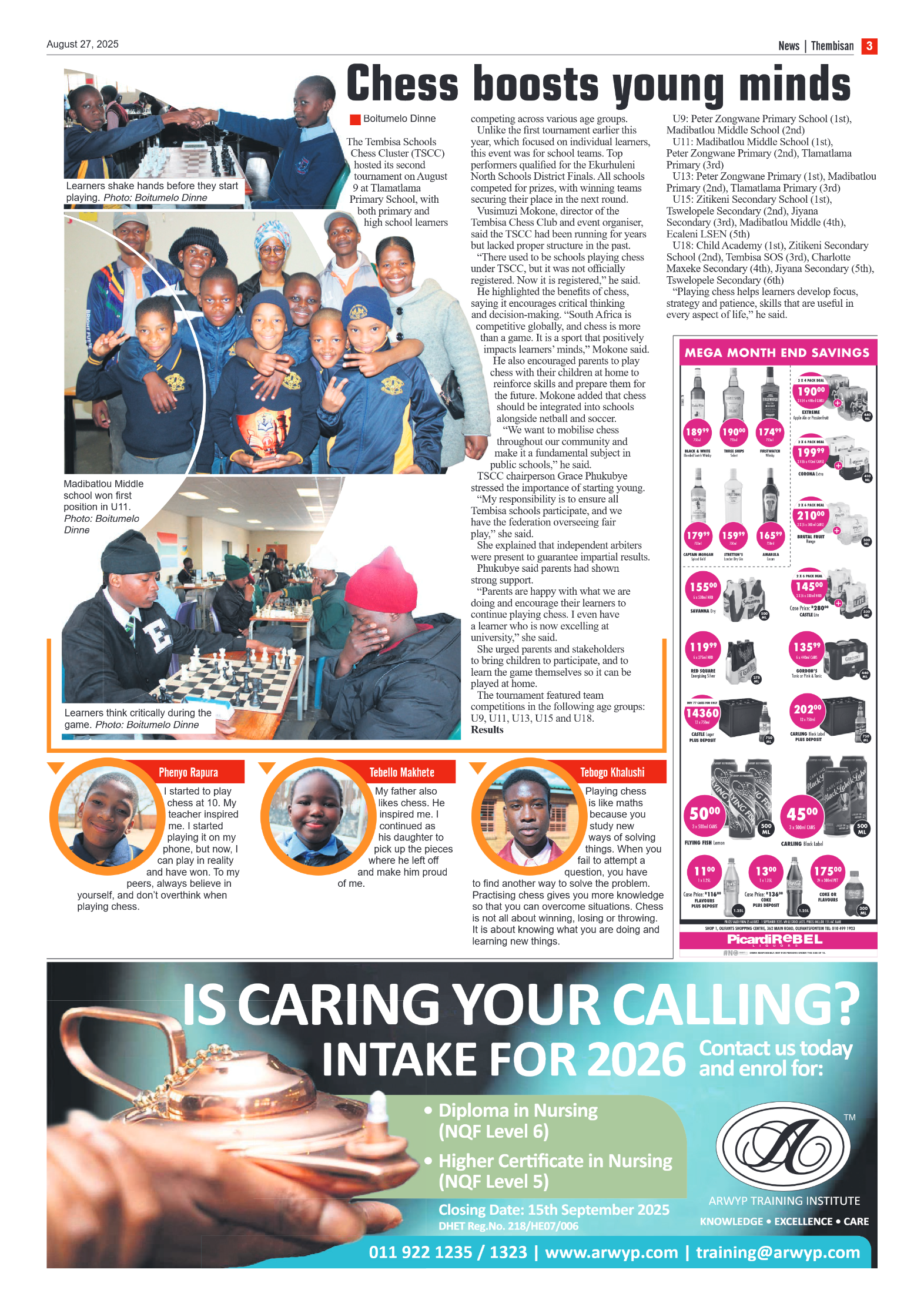 The Tembisan 27 August 2025 page 3