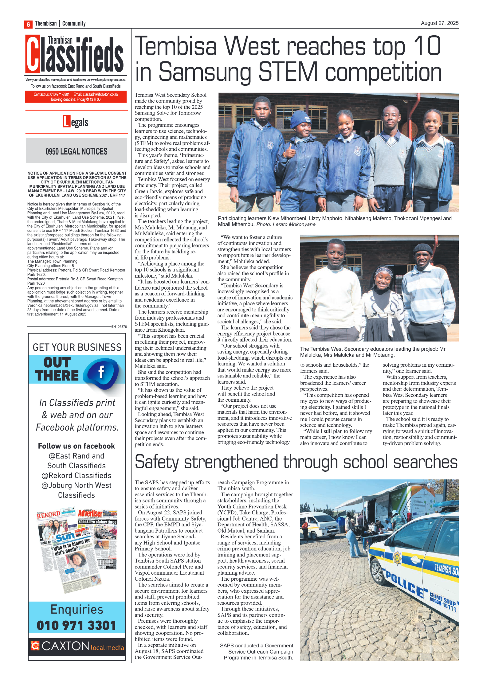 The Tembisan 27 August 2025 page 6