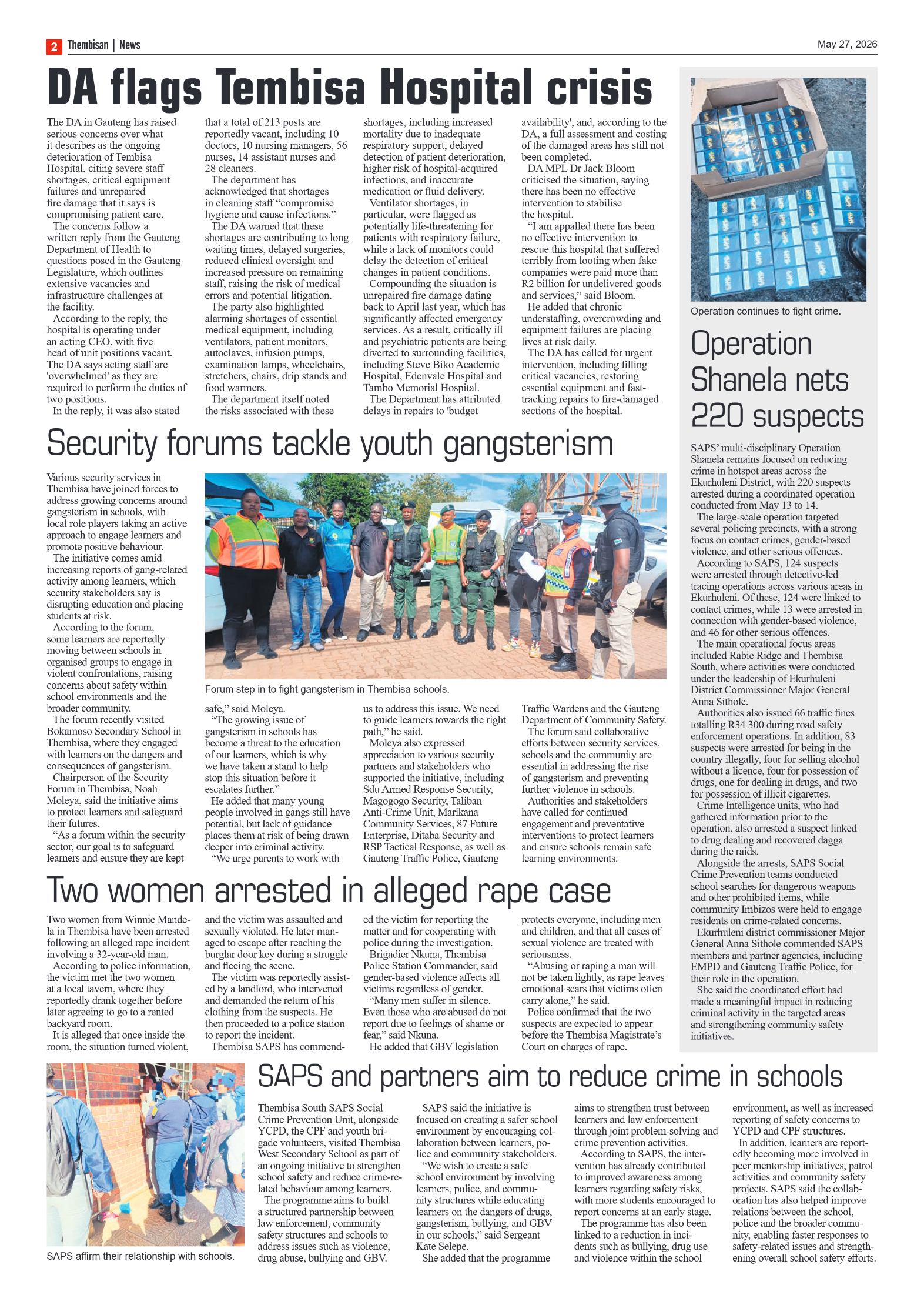 The Tembisan 27 May 2026 page 2