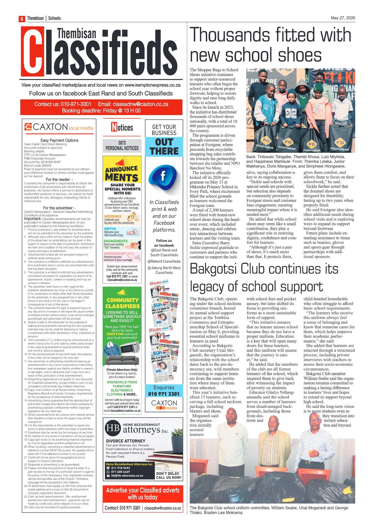 The Tembisan 27 May 2026 page 6