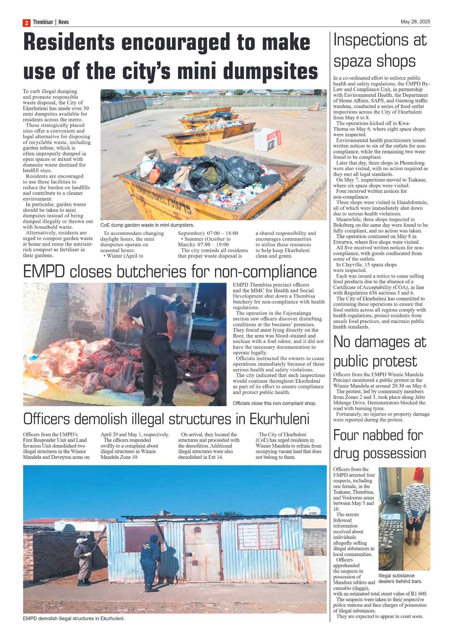 The Tembisan 28 May 2025 page 2