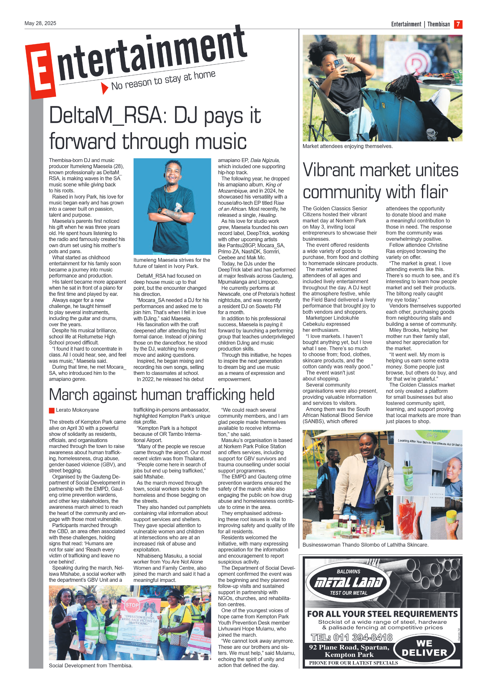 The Tembisan 28 May 2025 page 7