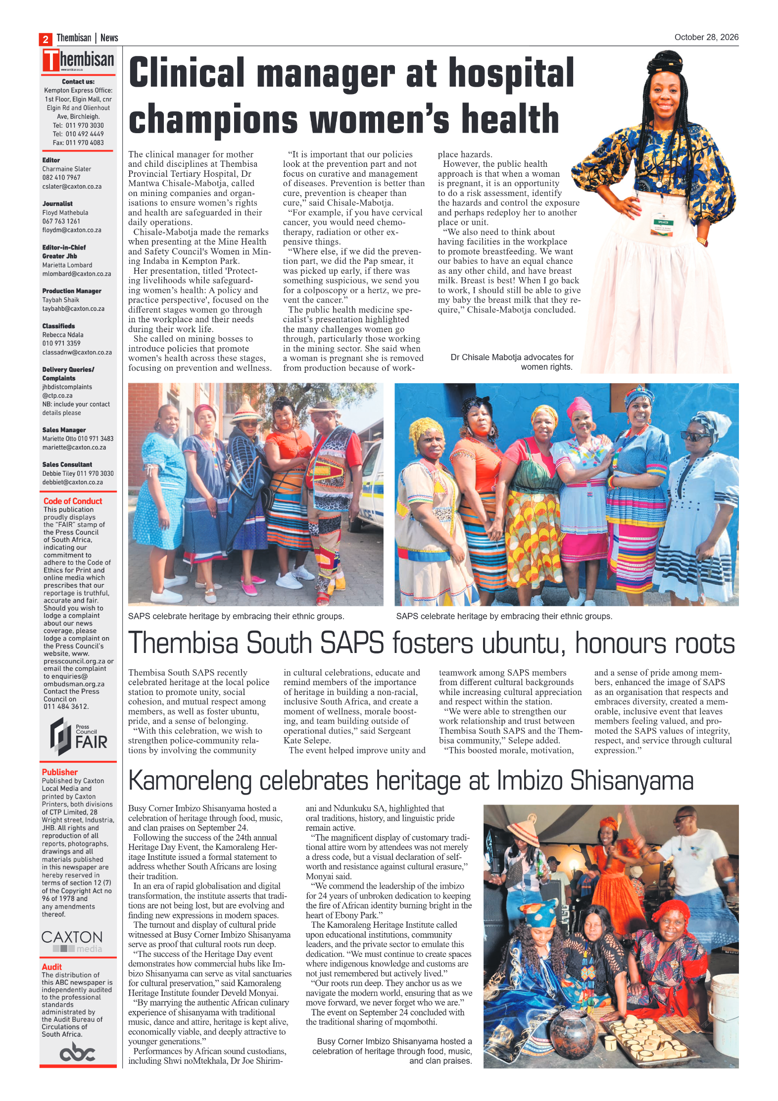 The Tembisan 28 October 2026 page 2