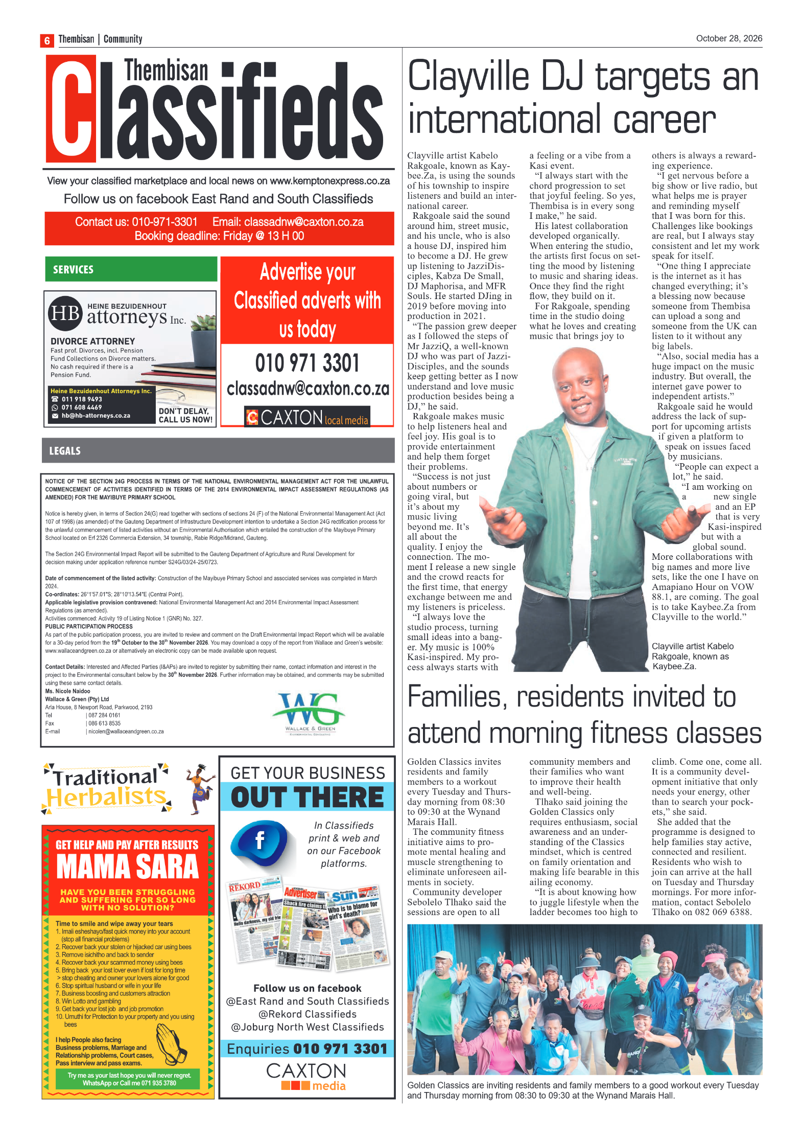 The Tembisan 28 October 2026 page 6