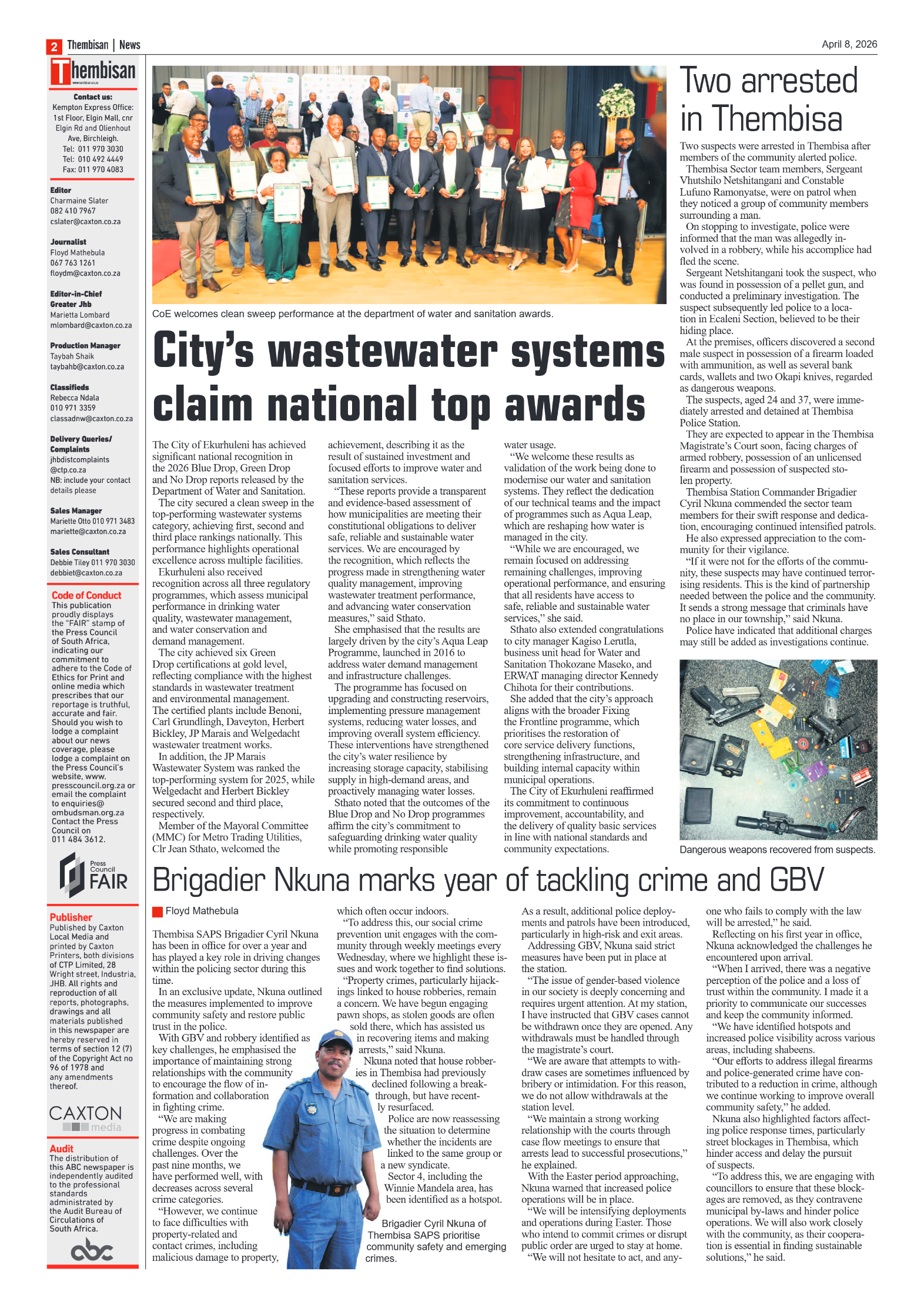 The Tembisan 8 April 2026 page 2