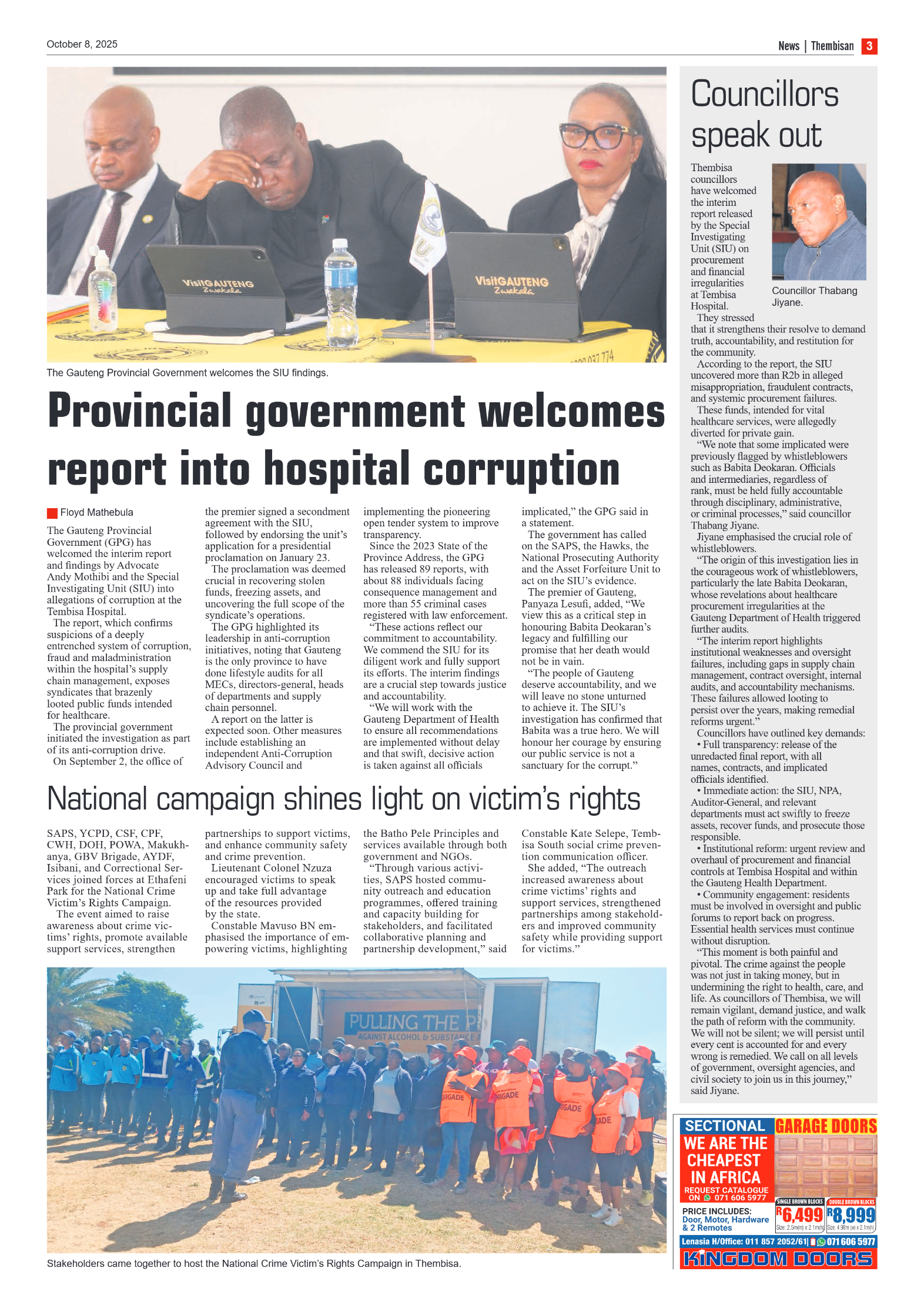 The Tembisan 8 October 2025 page 3