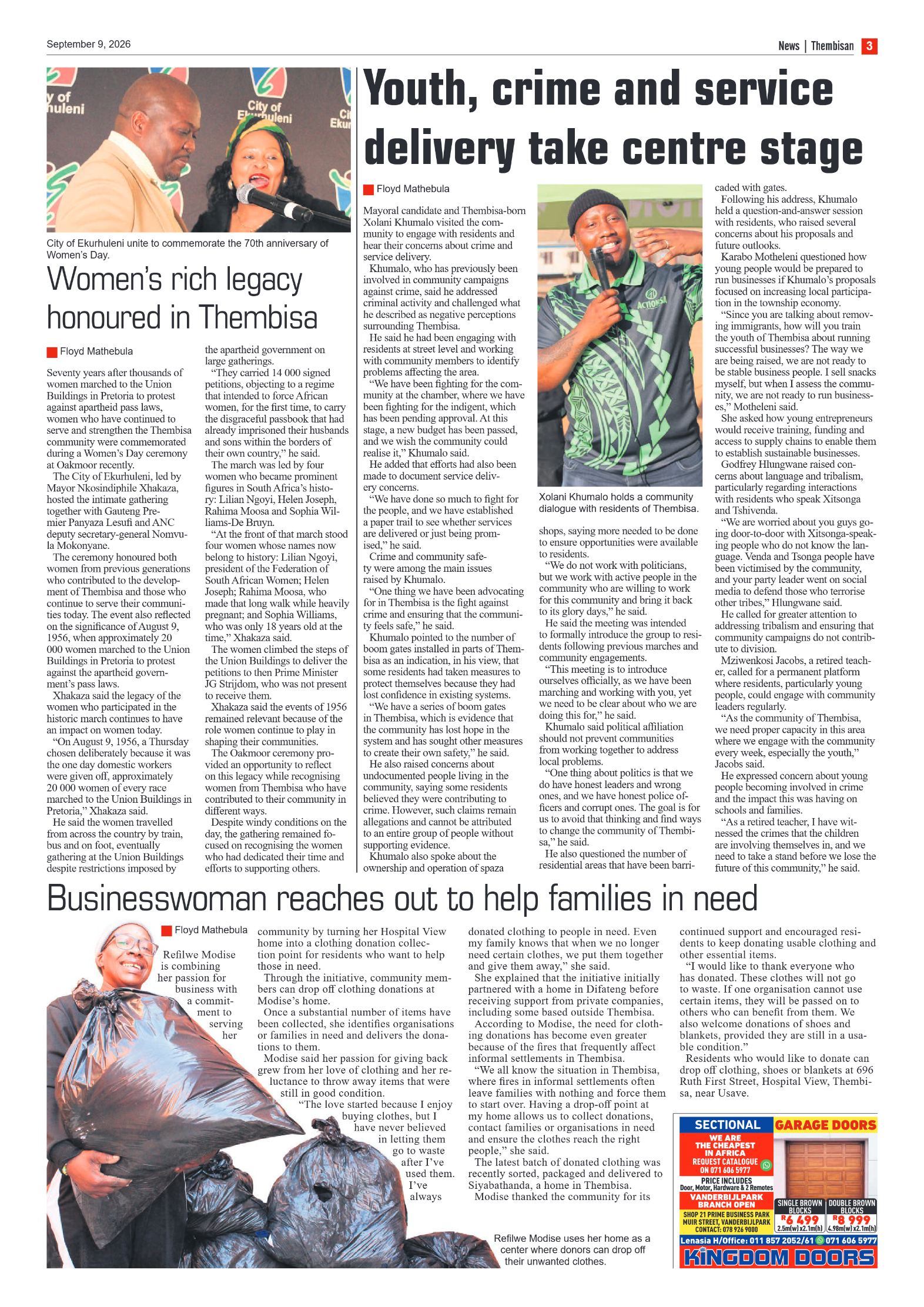 The Tembisan 9 September 2026 page 3