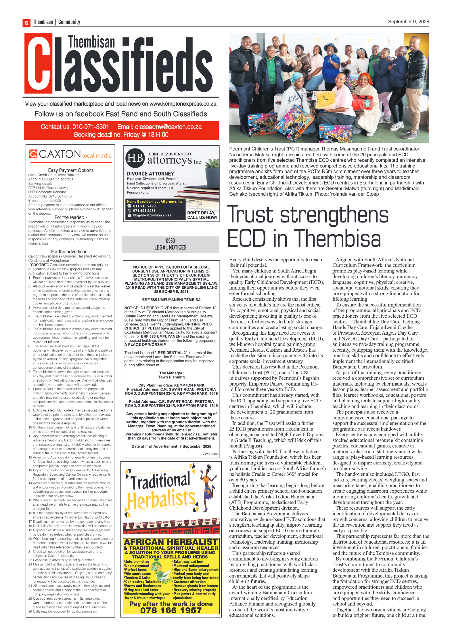 The Tembisan 9 September 2026 page 6