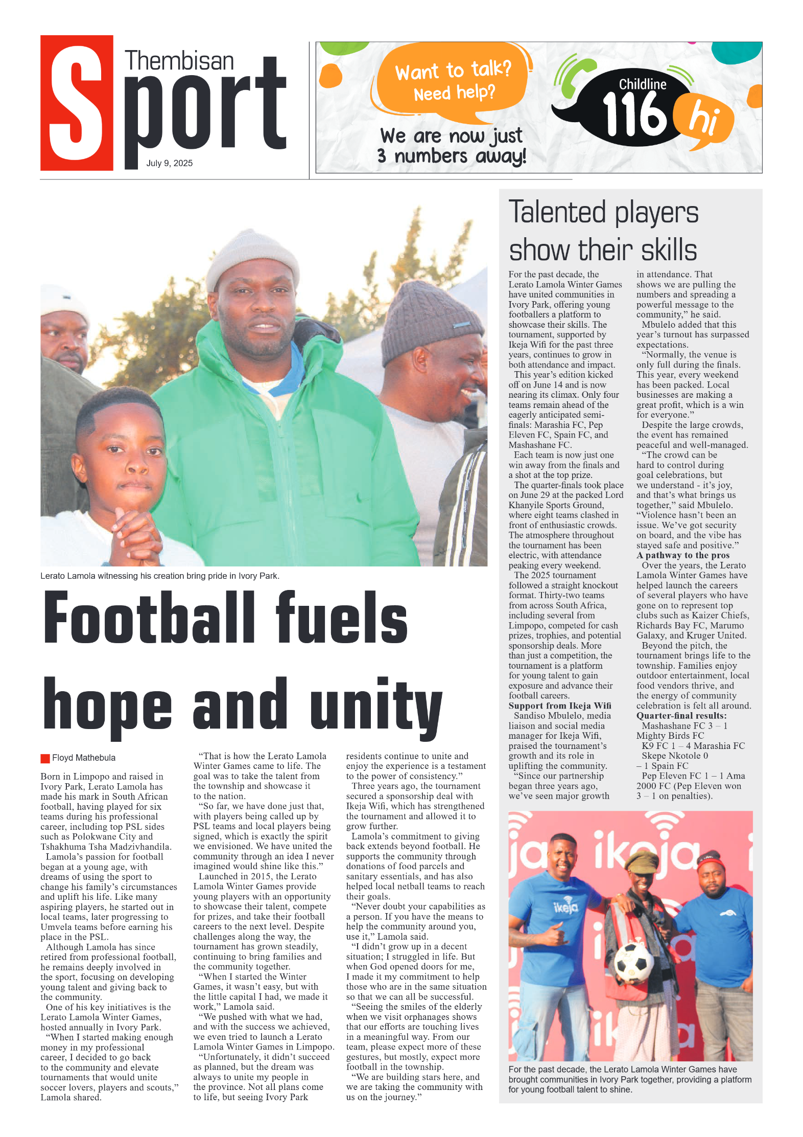 The Tembisan 9 July 2025 page 8
