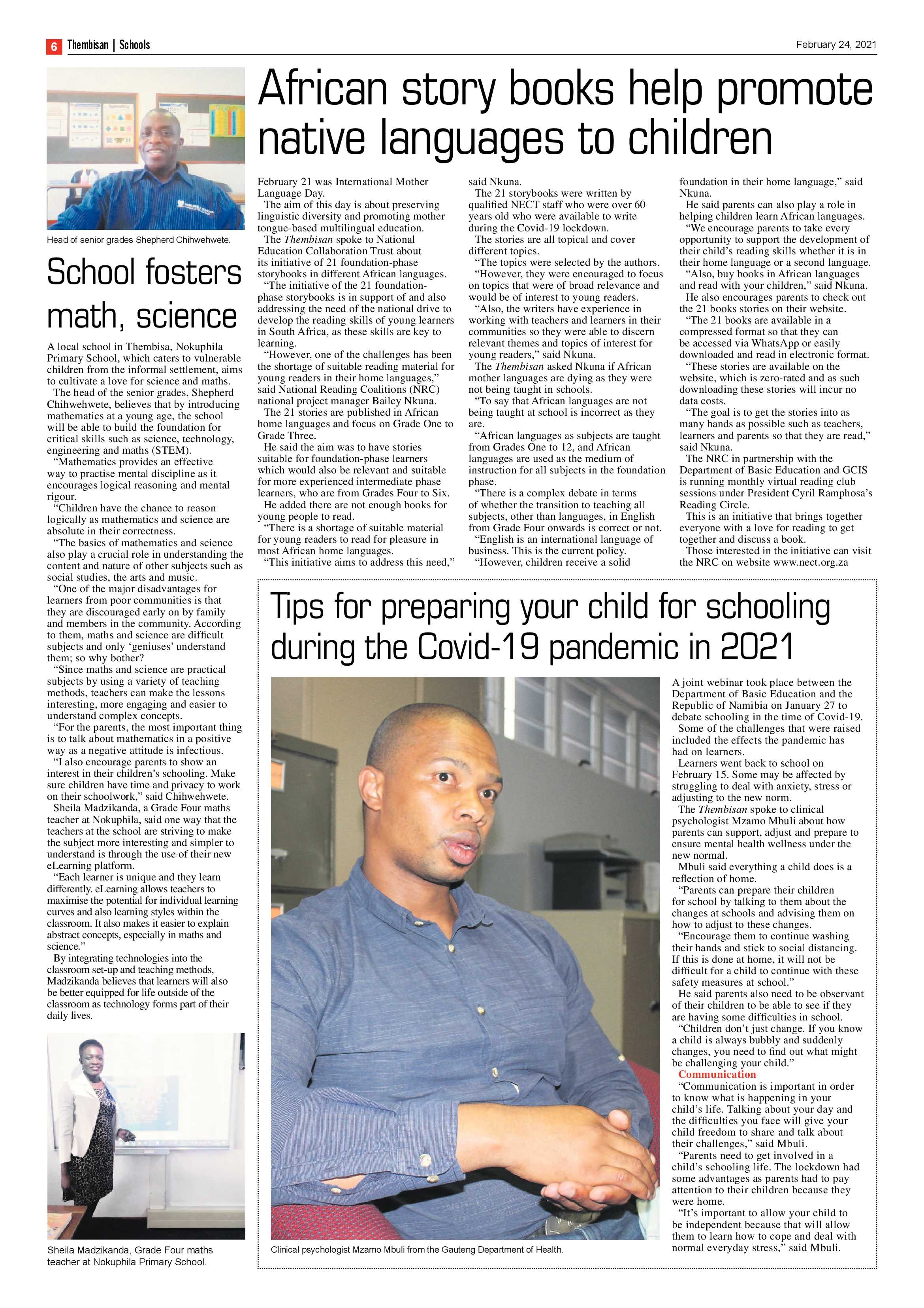 The Thembisan 25 February 2021 page 6